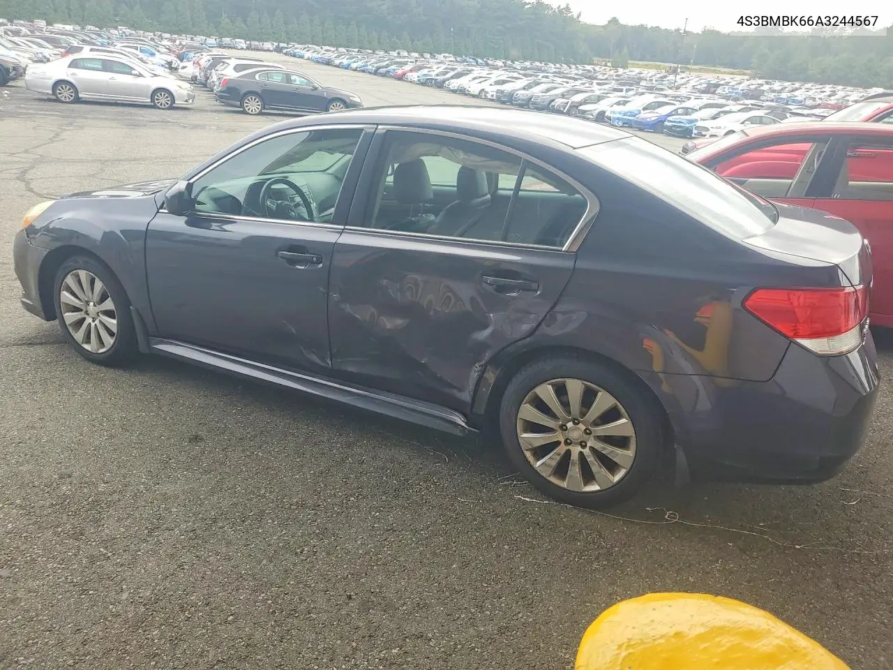 2010 SUBARU LEGACY VIN 4S3BMBK66A3244567 — фото 2