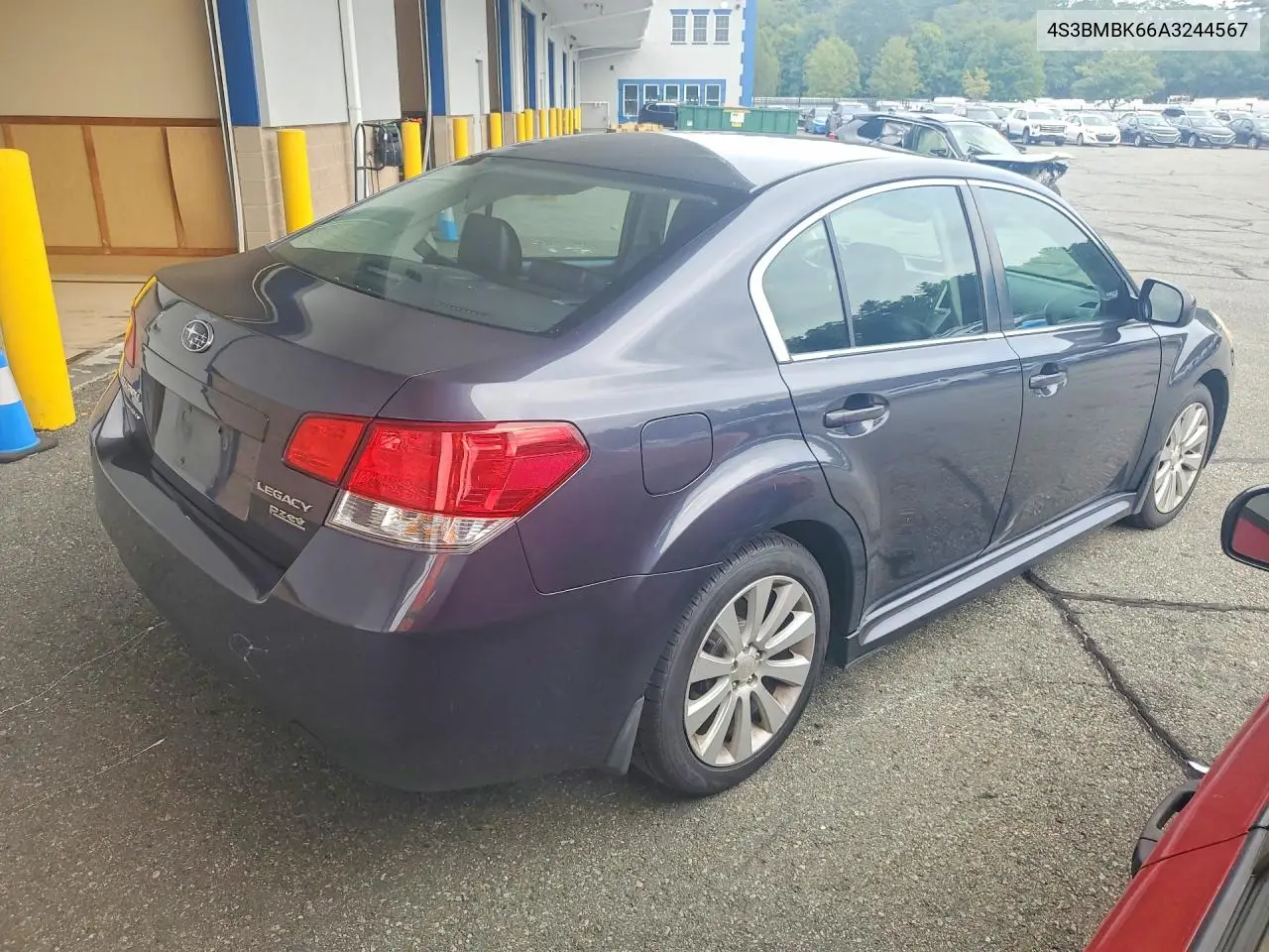 2010 SUBARU LEGACY VIN 4S3BMBK66A3244567 — фото 3