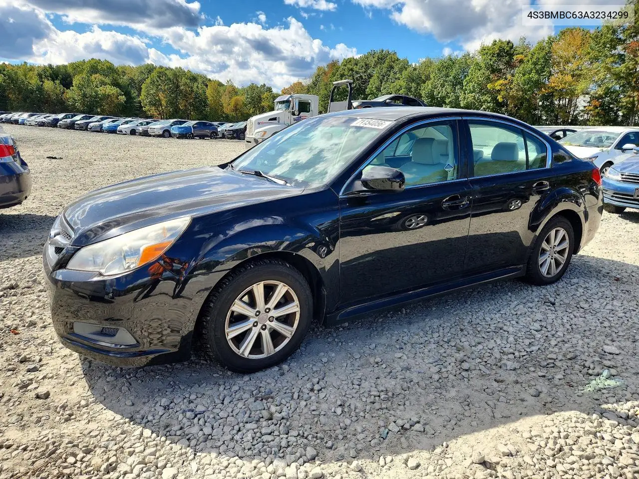 SUBARU LEGACY 2010, VIN 4S3BMBC63A3234299