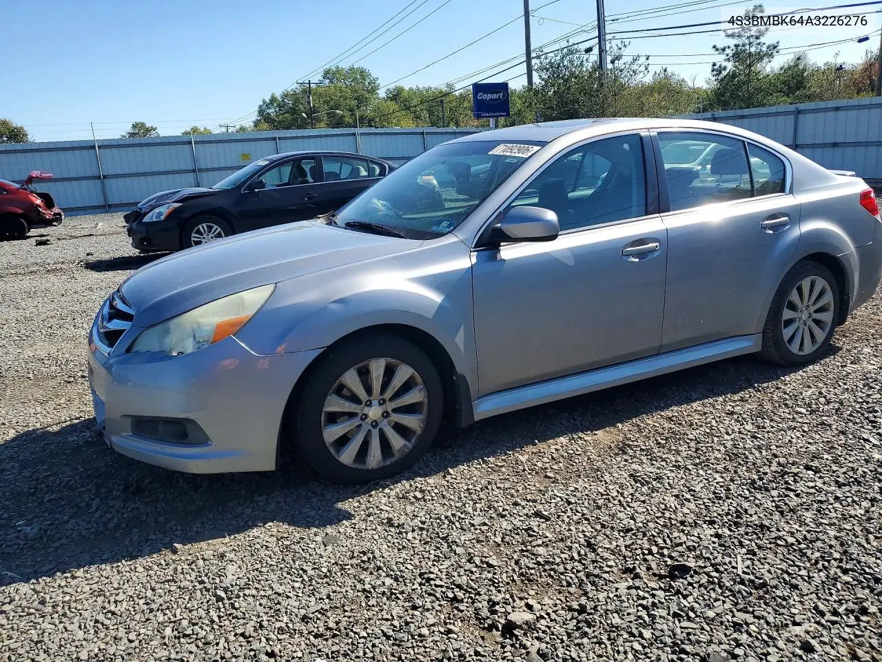 SUBARU LEGACY 2010, VIN 4S3BMBK64A3226276