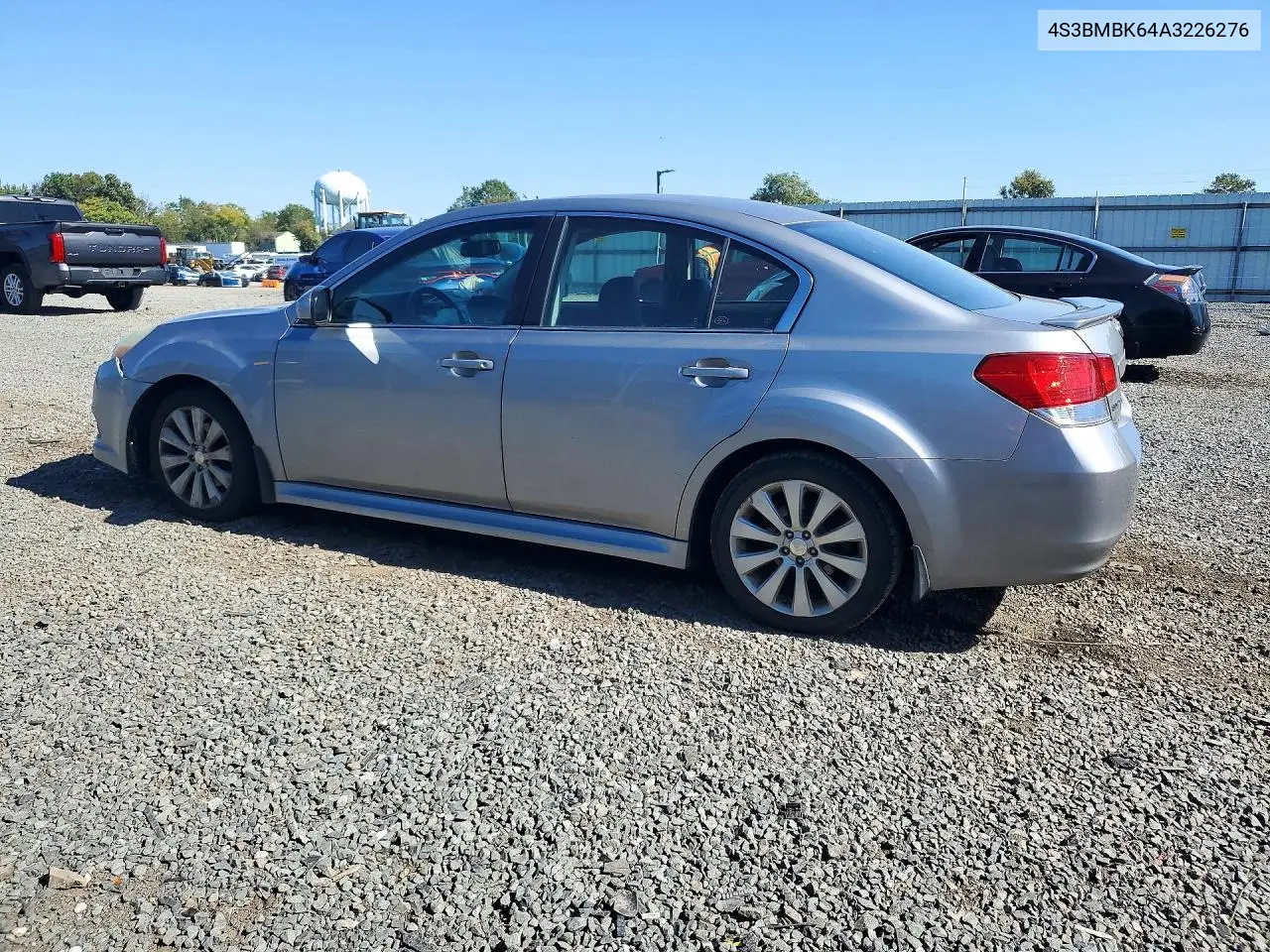 2010 SUBARU LEGACY VIN 4S3BMBK64A3226276 — фото 2
