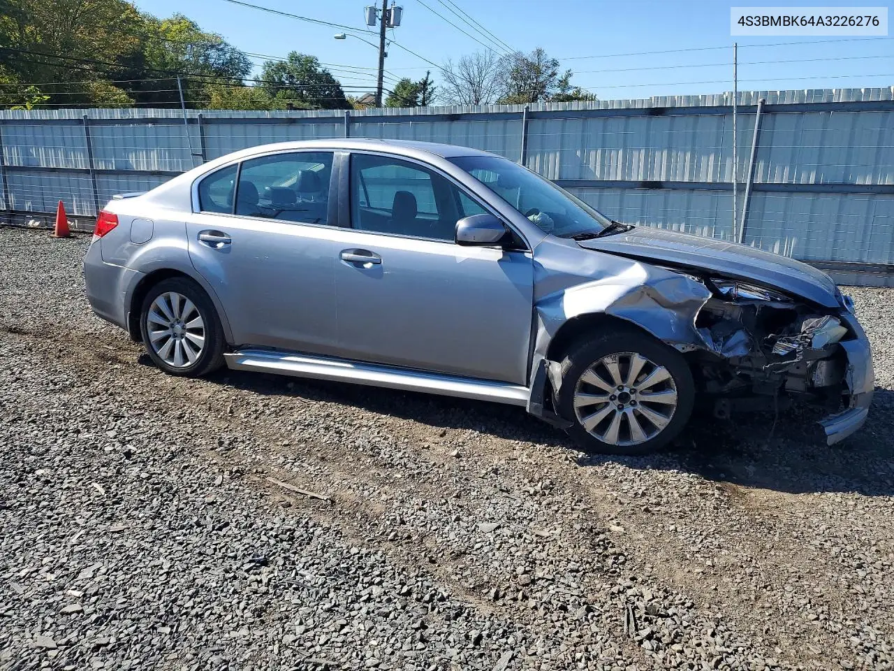 2010 SUBARU LEGACY VIN 4S3BMBK64A3226276 — фото 4