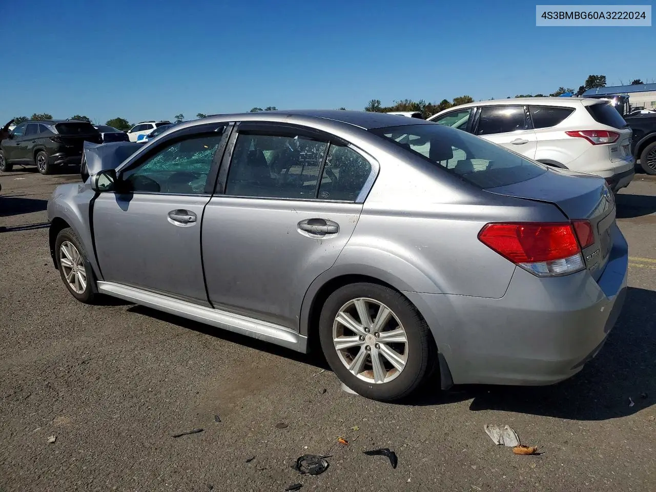 2010 SUBARU LEGACY VIN 4S3BMBG60A3222024 — фото 2