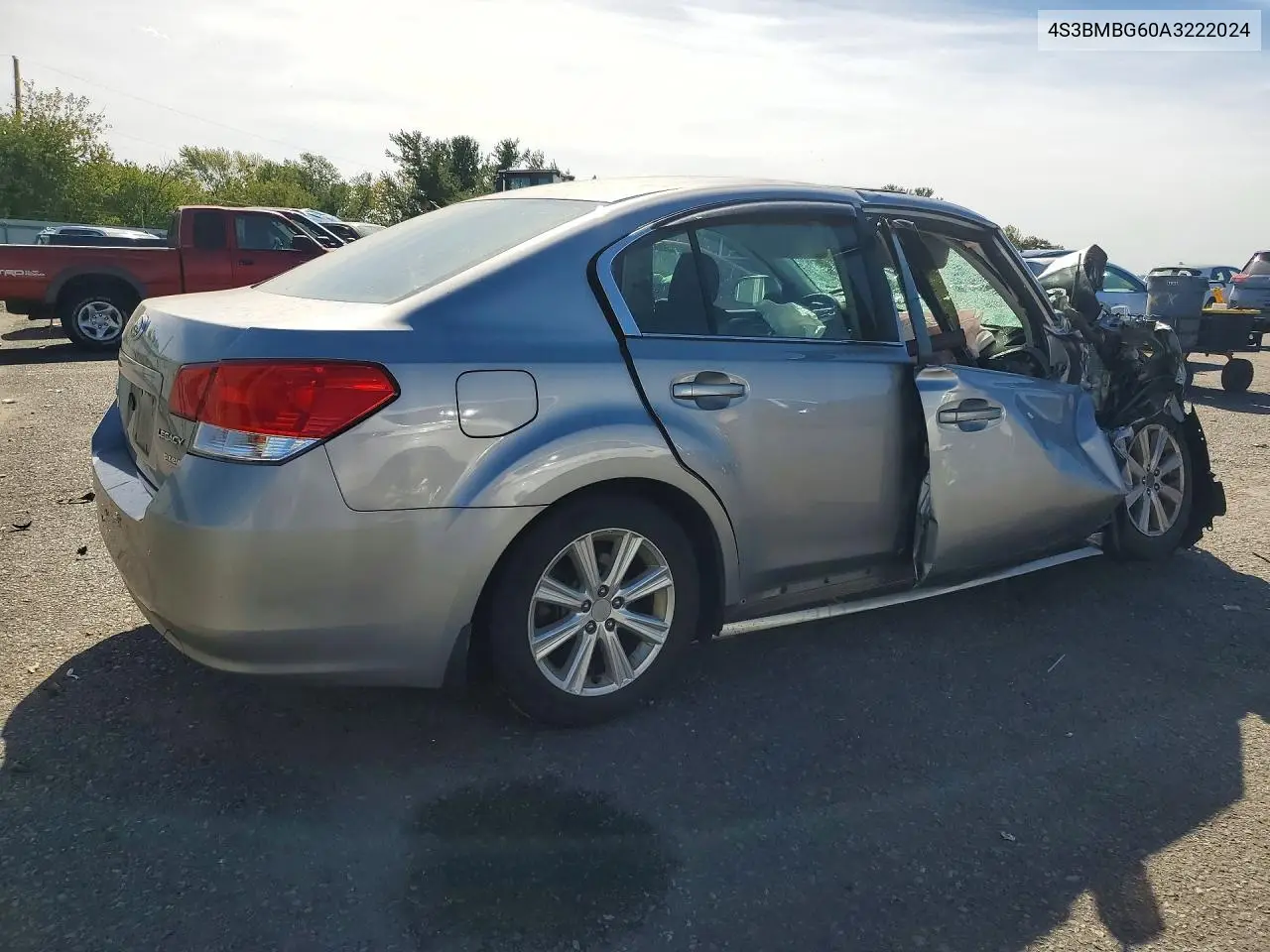 2010 SUBARU LEGACY VIN 4S3BMBG60A3222024 — фото 3