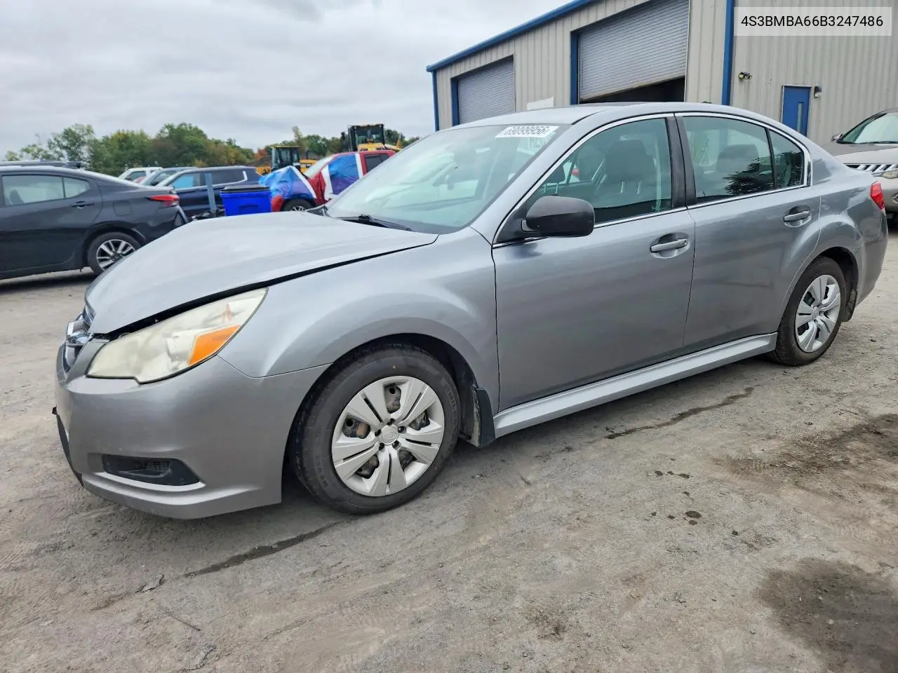 SUBARU LEGACY 2011, VIN 4S3BMBA66B3247486