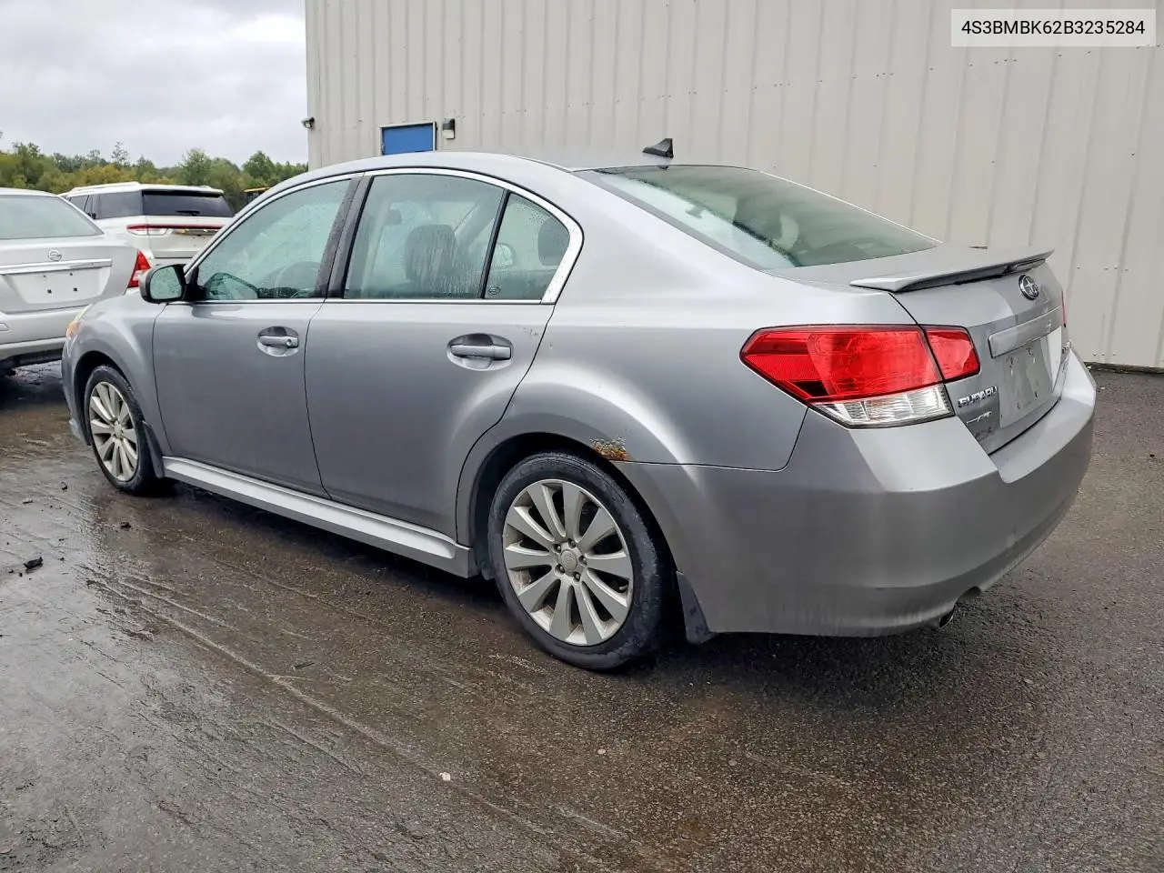 2011 SUBARU LEGACY VIN 4S3BMBK62B3235284 — фото 2