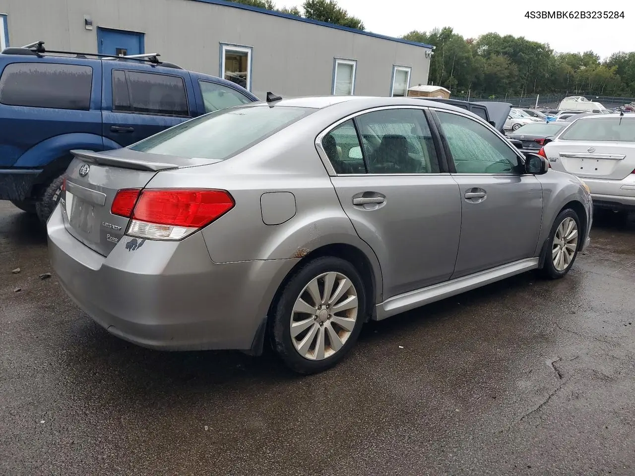 2011 SUBARU LEGACY VIN 4S3BMBK62B3235284 — фото 3