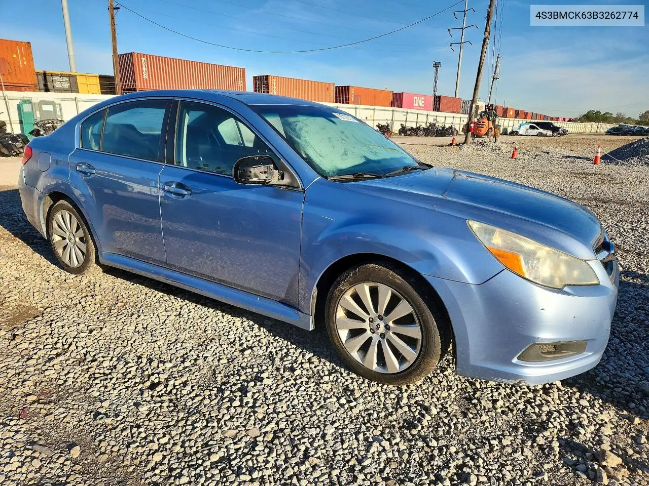 2011 SUBARU LEGACY VIN 4S3BMCK63B3262774 — фото 4