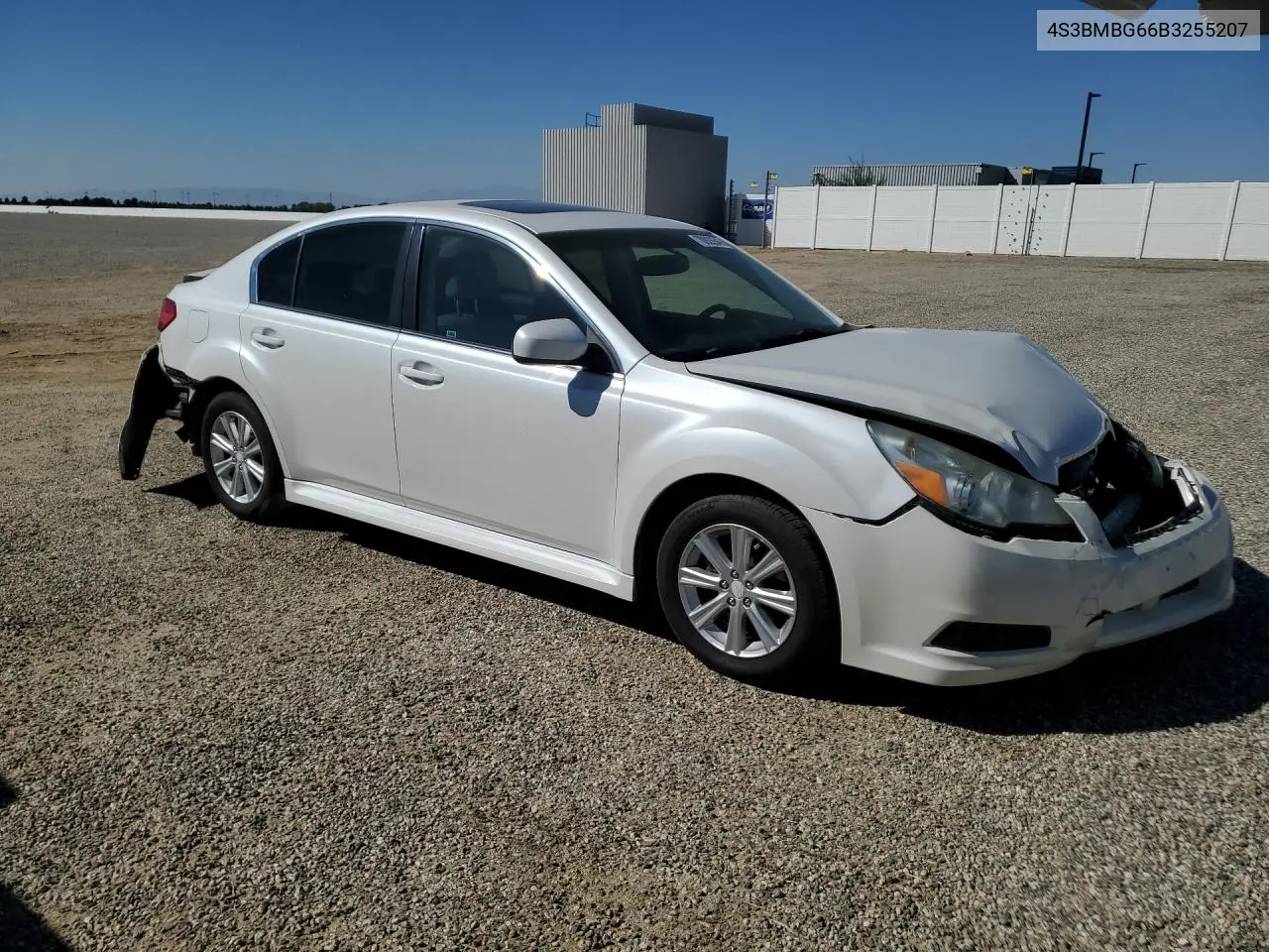 2011 SUBARU LEGACY VIN 4S3BMBG66B3255207 — фото 4