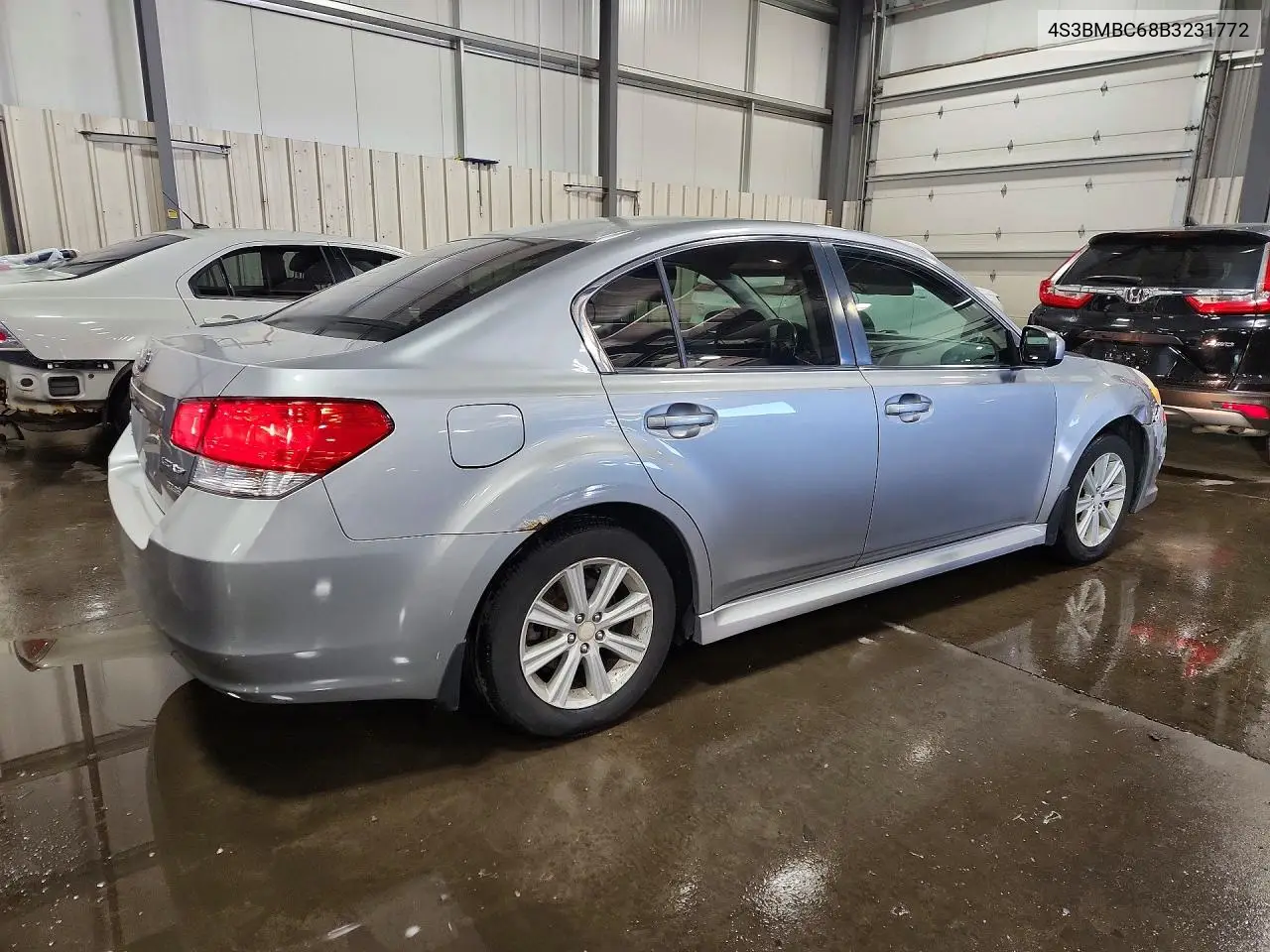 2011 SUBARU LEGACY VIN 4S3BMBC68B3231772 — фото 3
