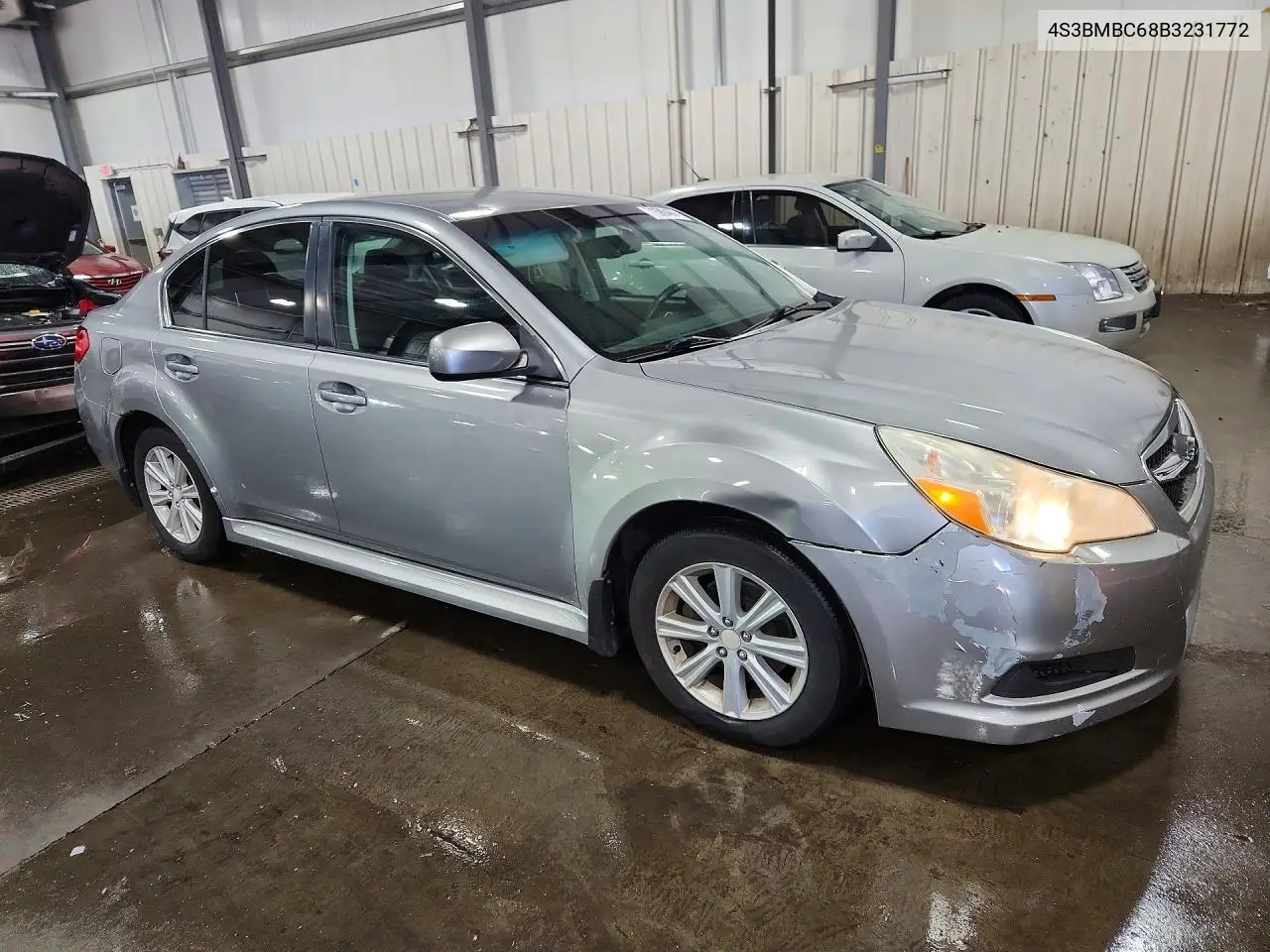 2011 SUBARU LEGACY VIN 4S3BMBC68B3231772 — фото 4