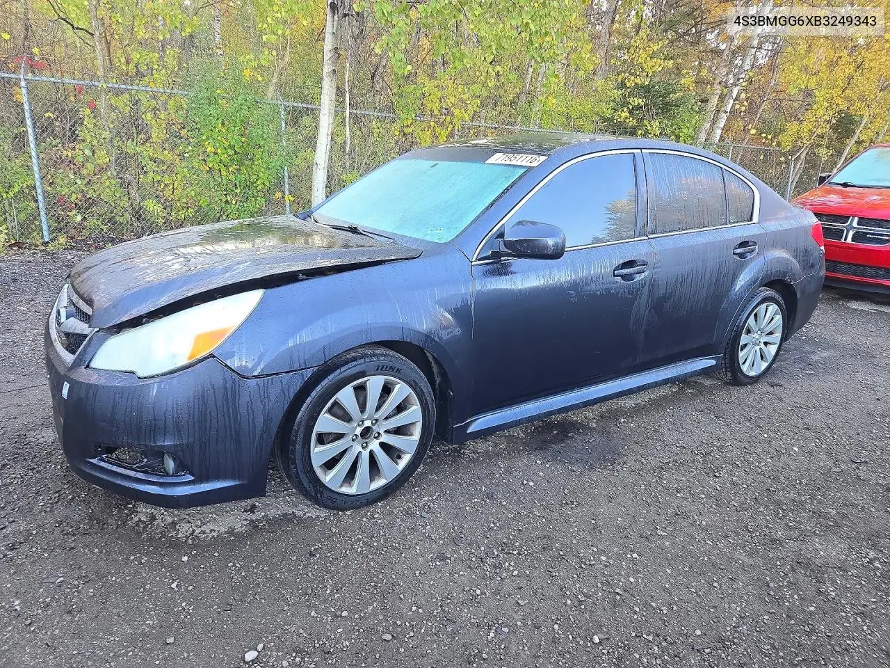 SUBARU LEGACY 2011, VIN 4S3BMGG6XB3249343