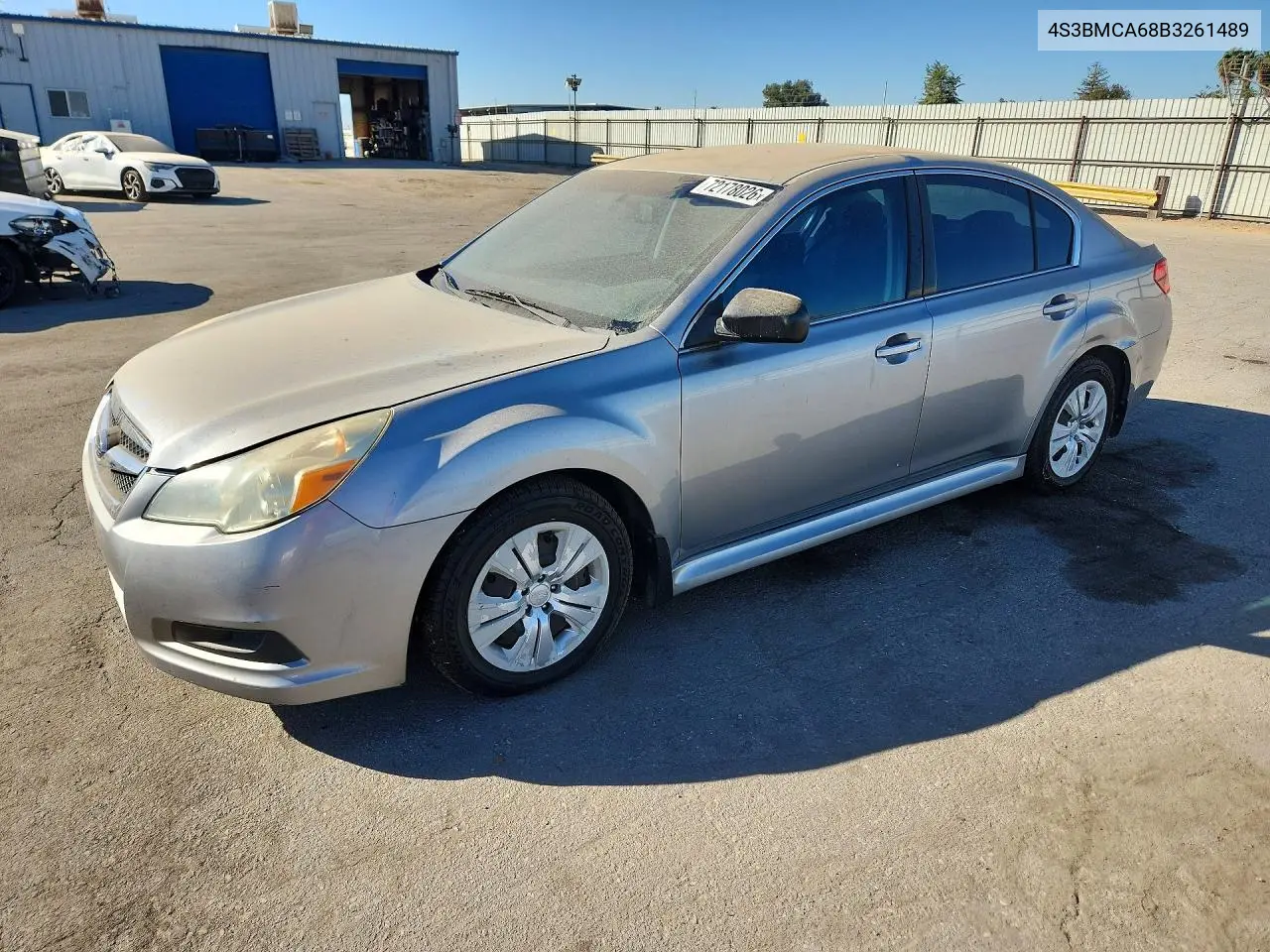 SUBARU LEGACY 2011, VIN 4S3BMCA68B3261489
