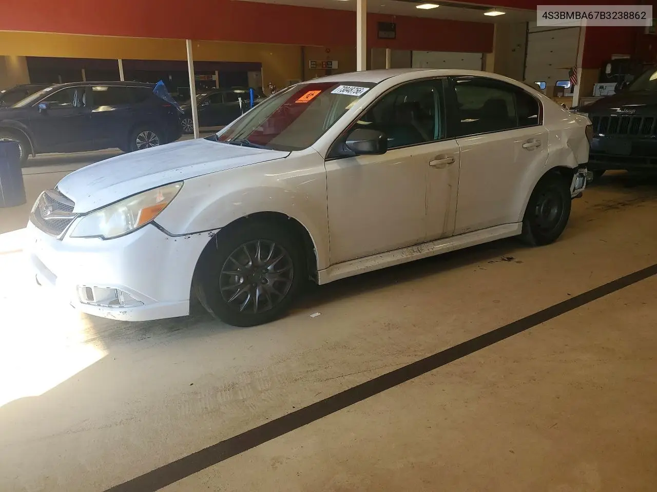 SUBARU LEGACY 2011, VIN 4S3BMBA67B3238862