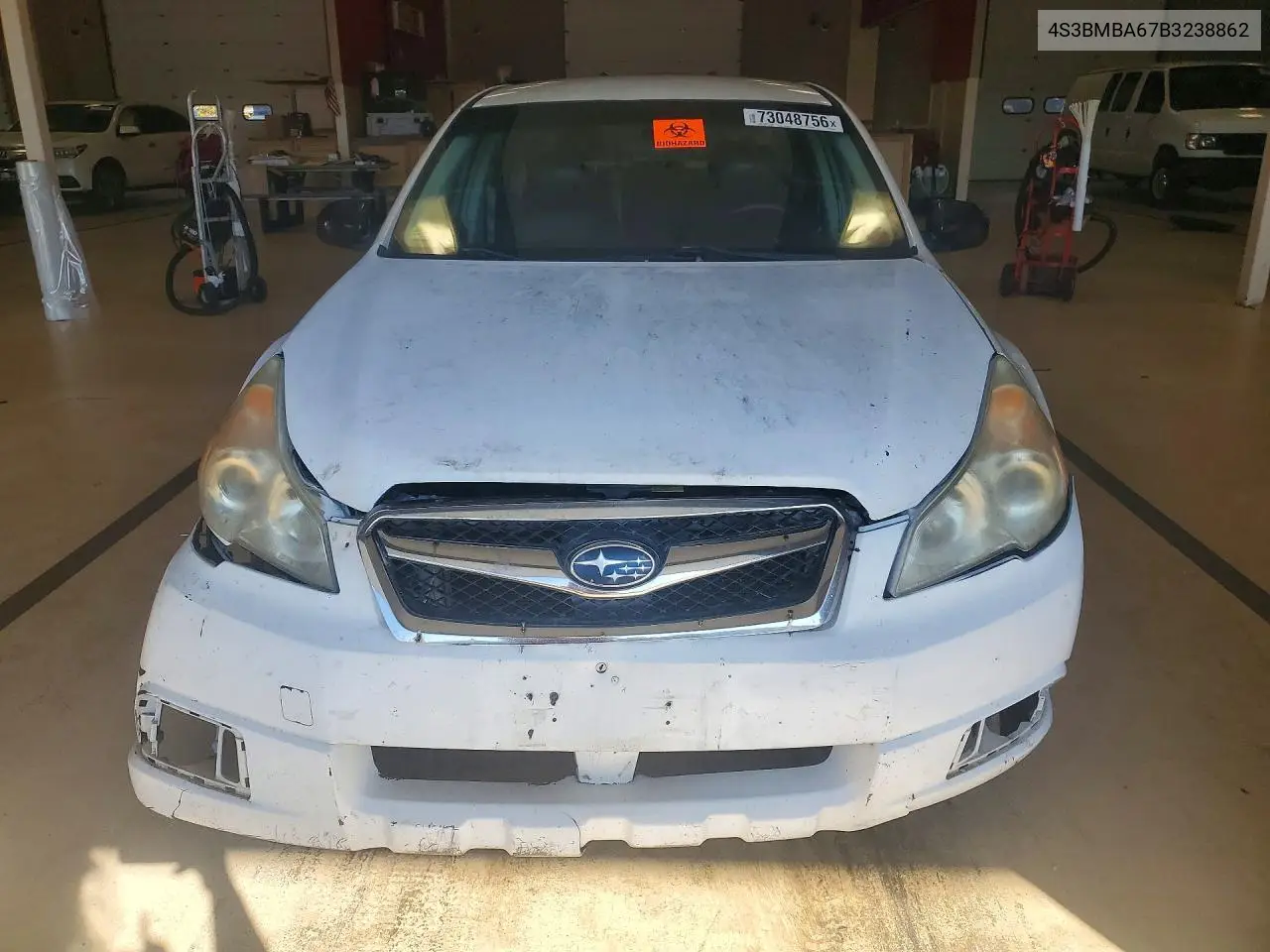 2011 SUBARU LEGACY VIN 4S3BMBA67B3238862 — фото 5