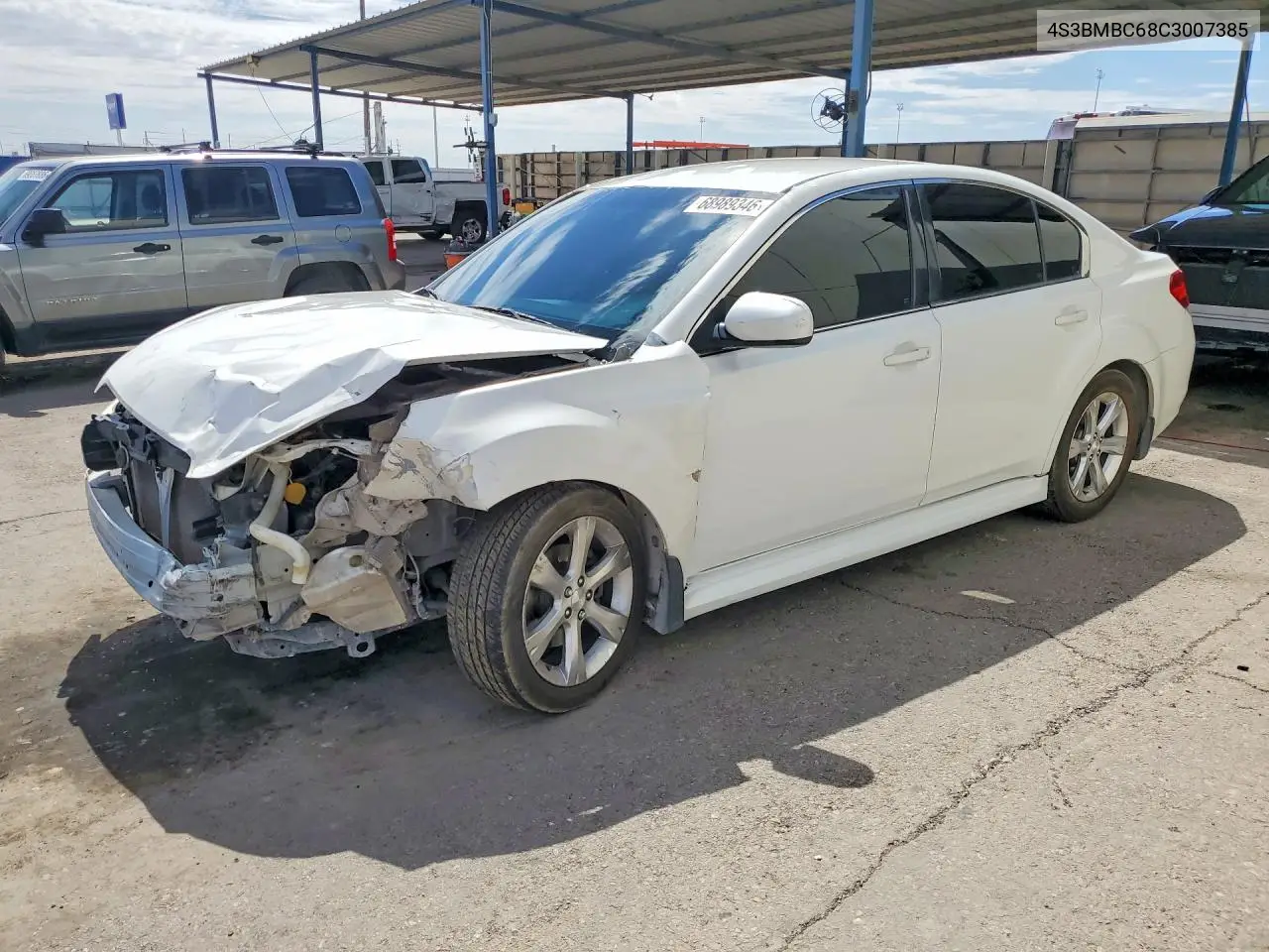 SUBARU LEGACY 2012, VIN 4S3BMBC68C3007385