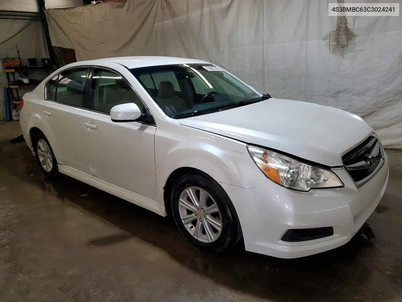 2012 SUBARU LEGACY VIN 4S3BMBC63C3024241 — фото 4