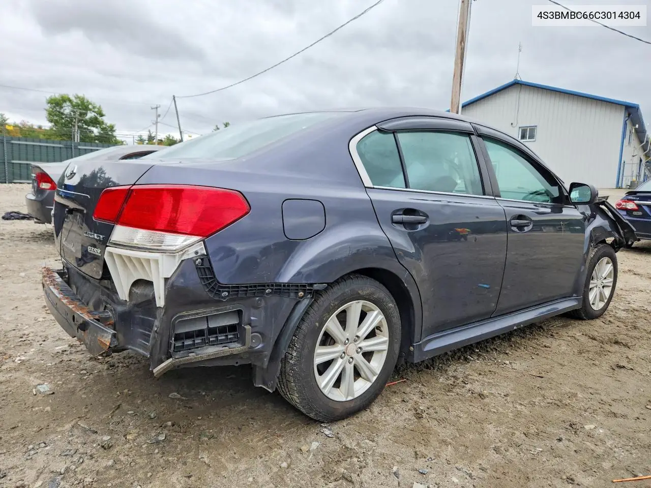 SUBARU LEGACY 2012, VIN 4S3BMBC66C3014304