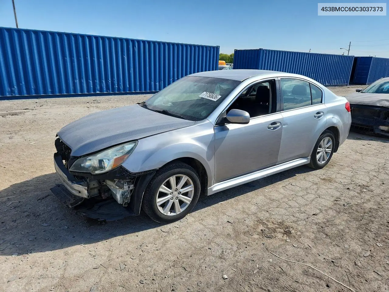 SUBARU LEGACY 2012, VIN 4S3BMCC60C3037373
