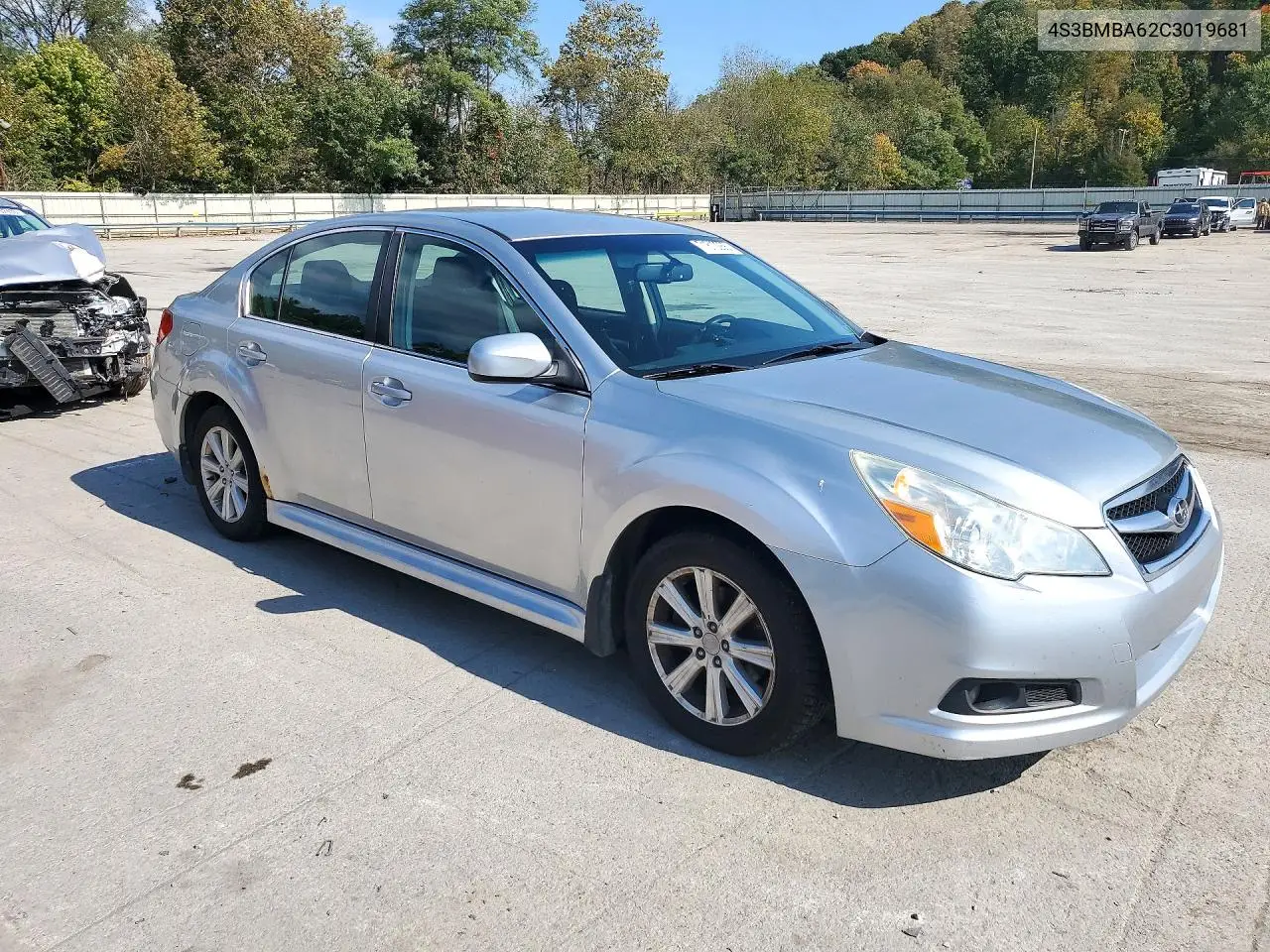 2012 SUBARU LEGACY VIN 4S3BMBA62C3019681 — фото 4