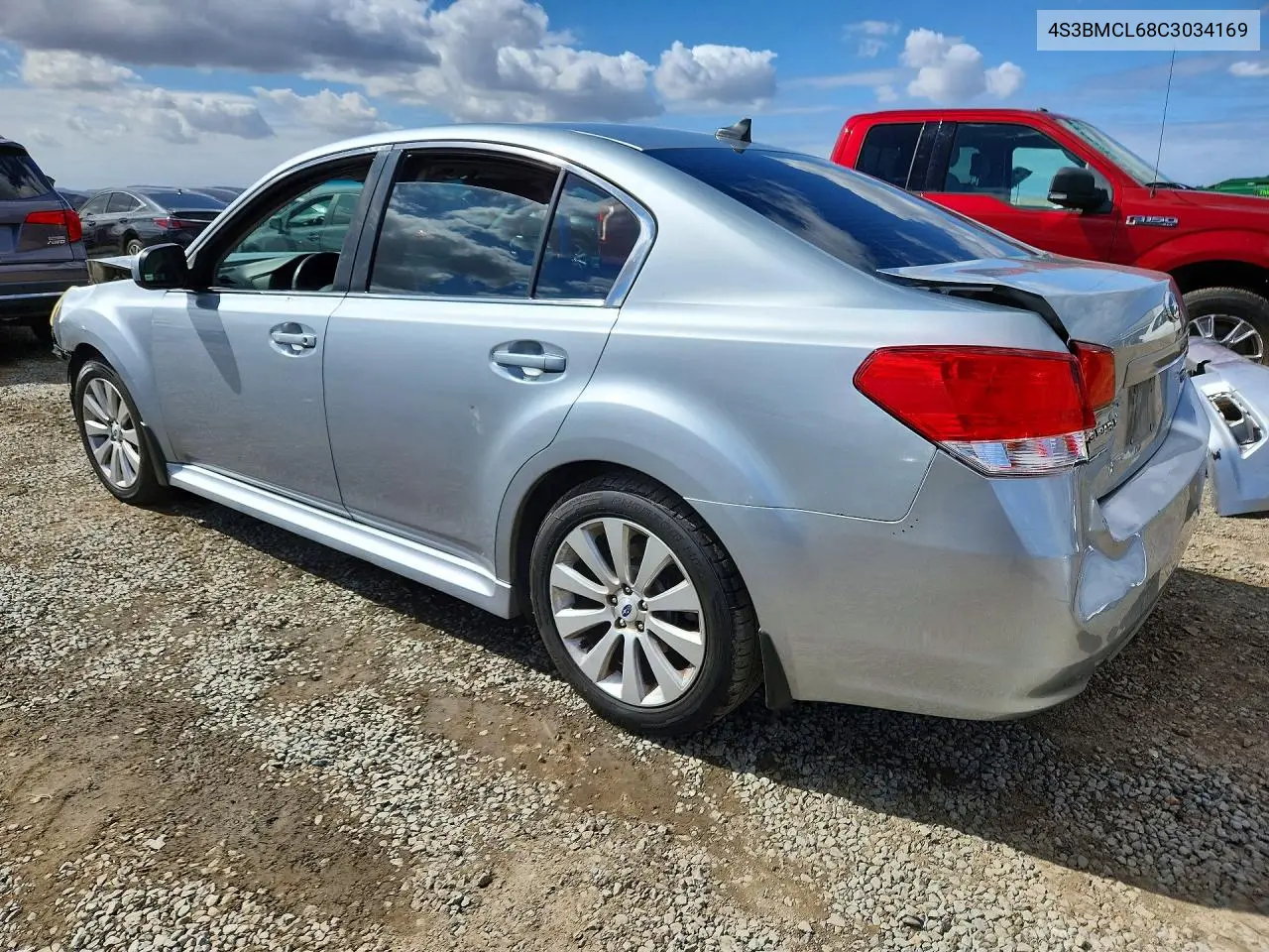 2012 SUBARU LEGACY VIN 4S3BMCL68C3034169 — фото 2