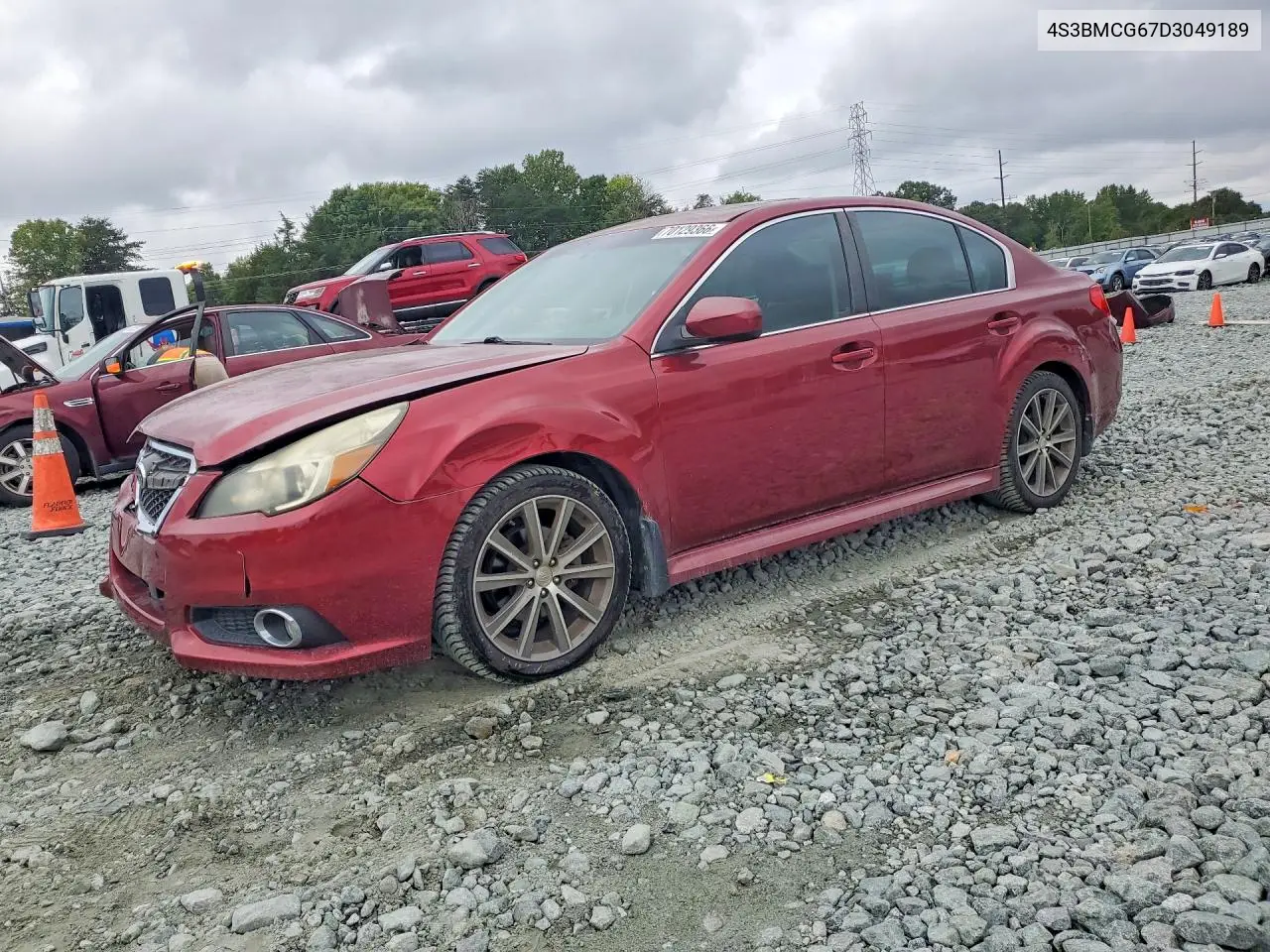SUBARU LEGACY 2013, VIN 4S3BMCG67D3049189