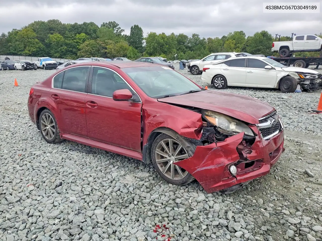 2013 SUBARU LEGACY VIN 4S3BMCG67D3049189 — фото 4