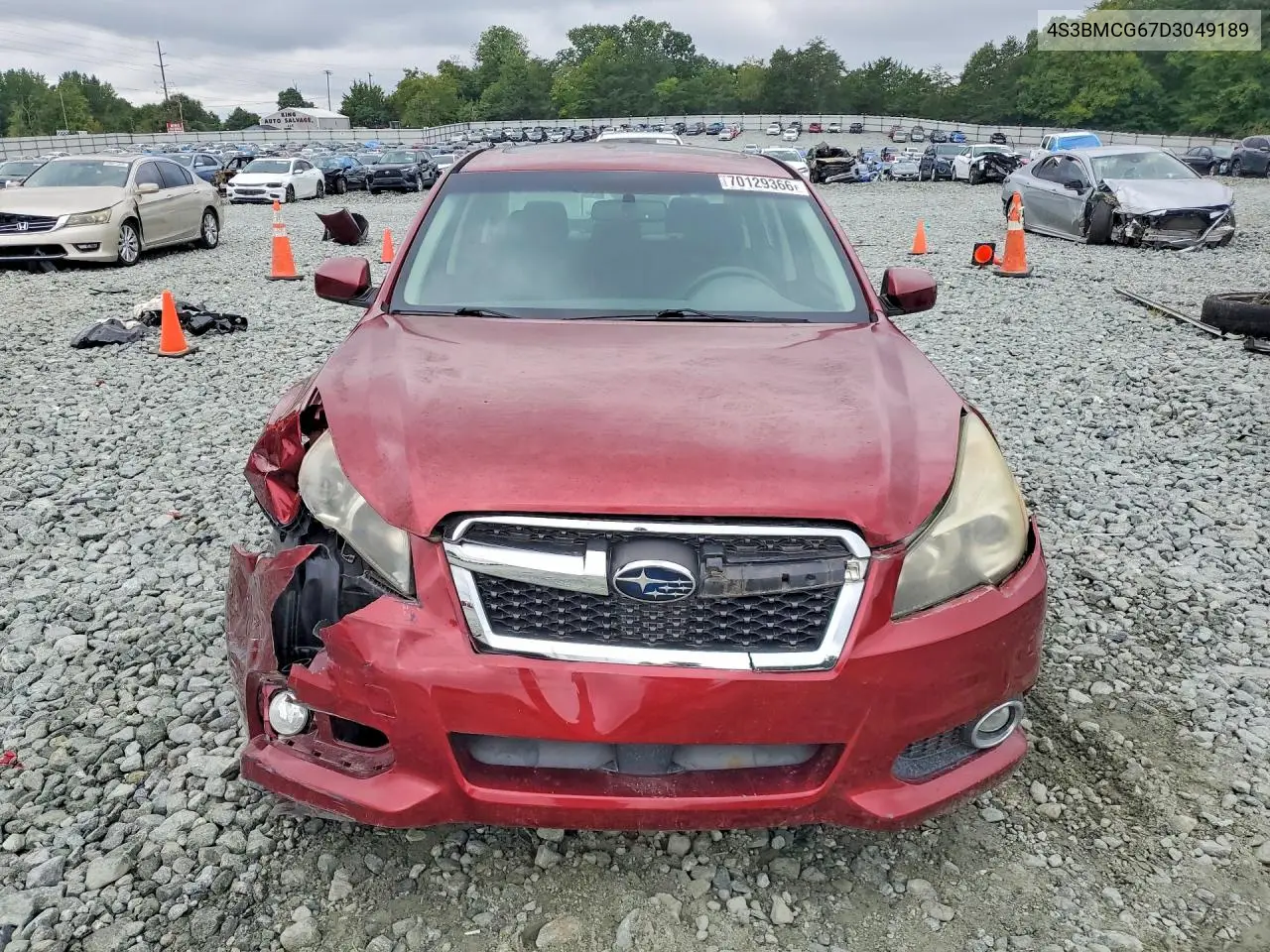 2013 SUBARU LEGACY VIN 4S3BMCG67D3049189 — фото 5