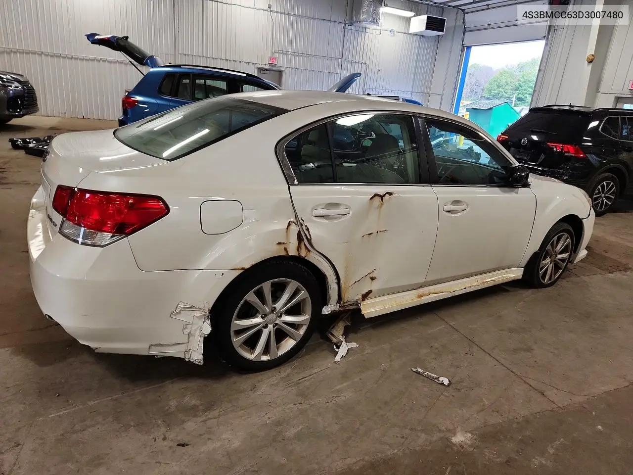 2013 SUBARU LEGACY VIN 4S3BMCC63D3007480 — фото 3