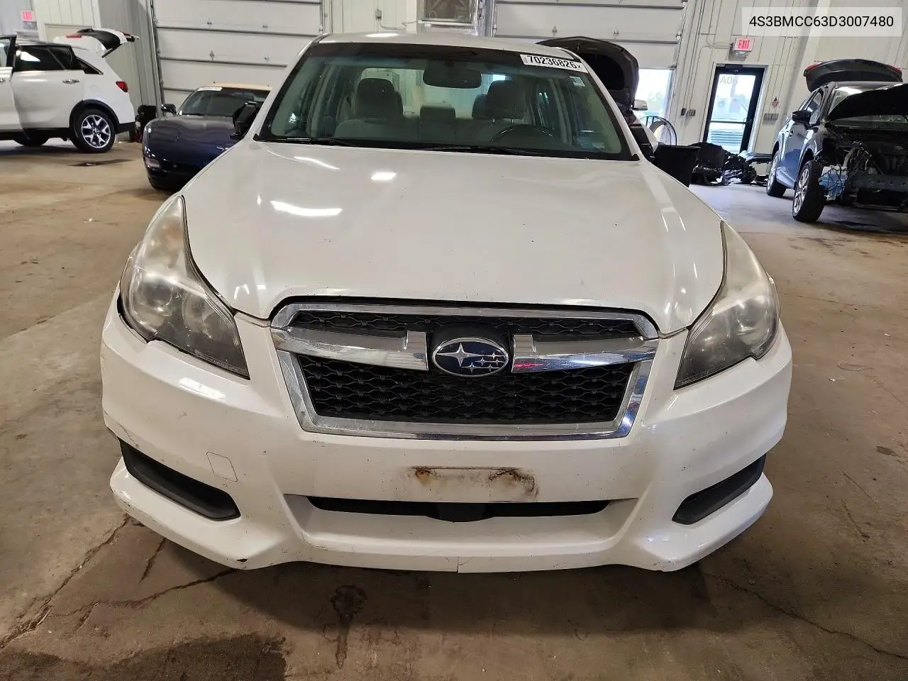 2013 SUBARU LEGACY VIN 4S3BMCC63D3007480 — фото 5