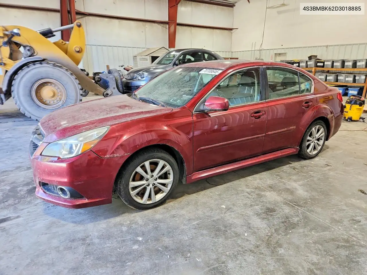 SUBARU LEGACY 2013, VIN 4S3BMBK62D3018885
