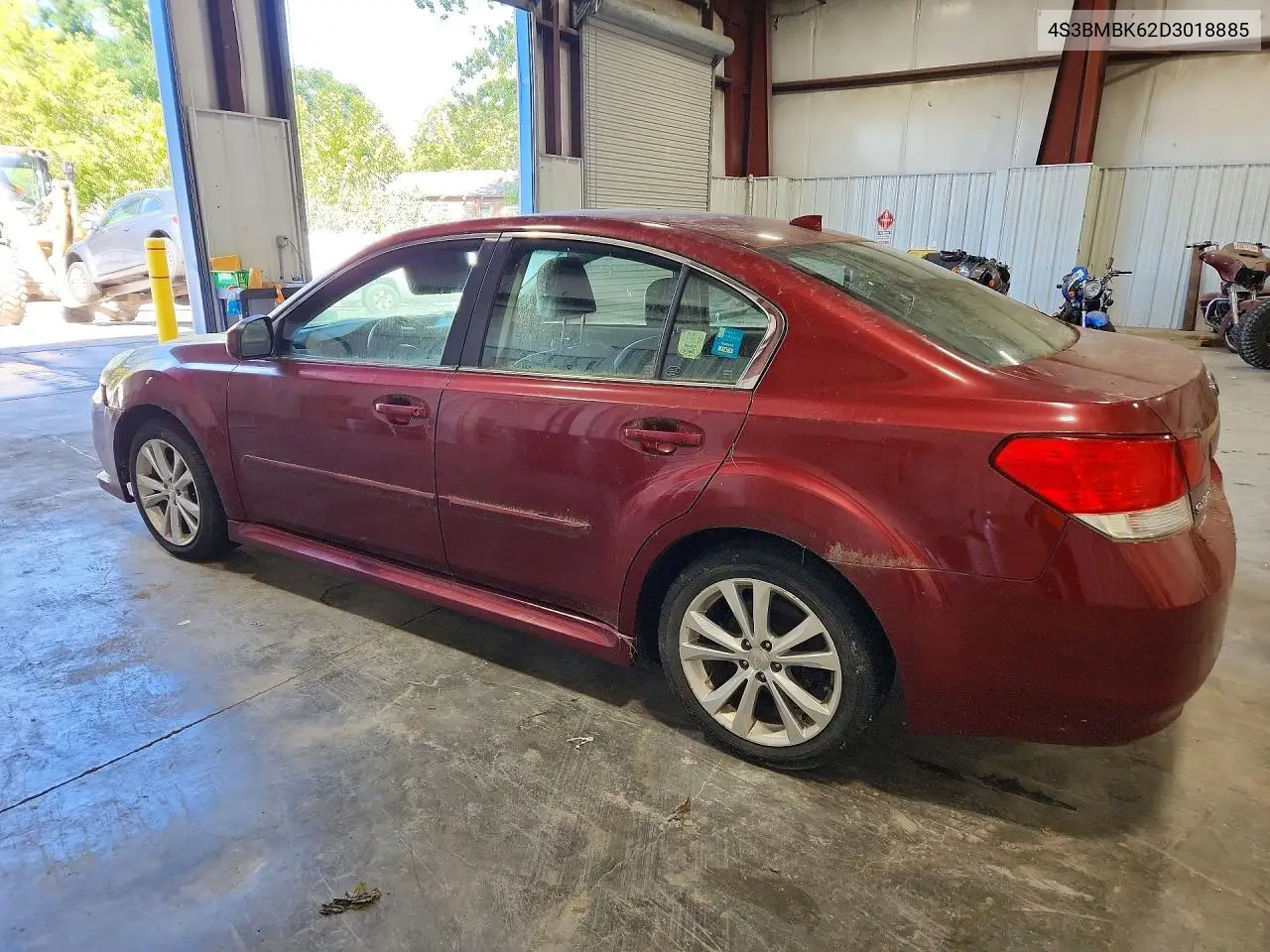 2013 SUBARU LEGACY VIN 4S3BMBK62D3018885 — фото 2