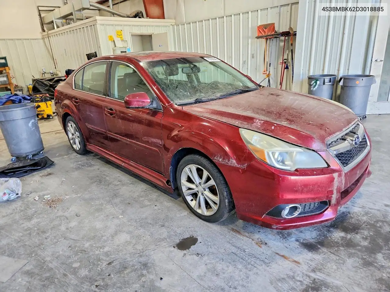 2013 SUBARU LEGACY VIN 4S3BMBK62D3018885 — фото 4
