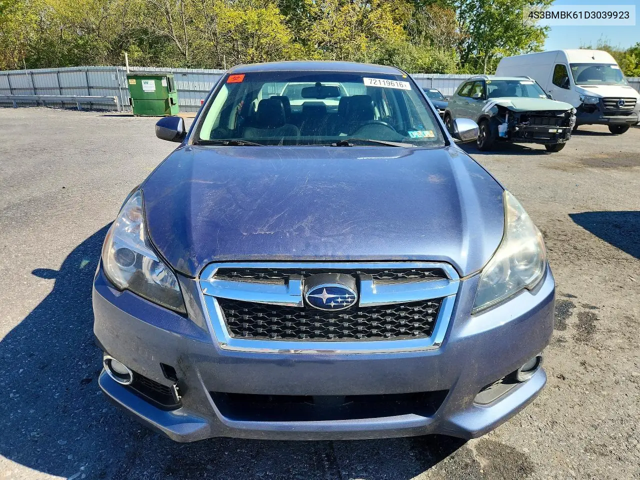 2013 SUBARU LEGACY VIN 4S3BMBK61D3039923 — фото 5
