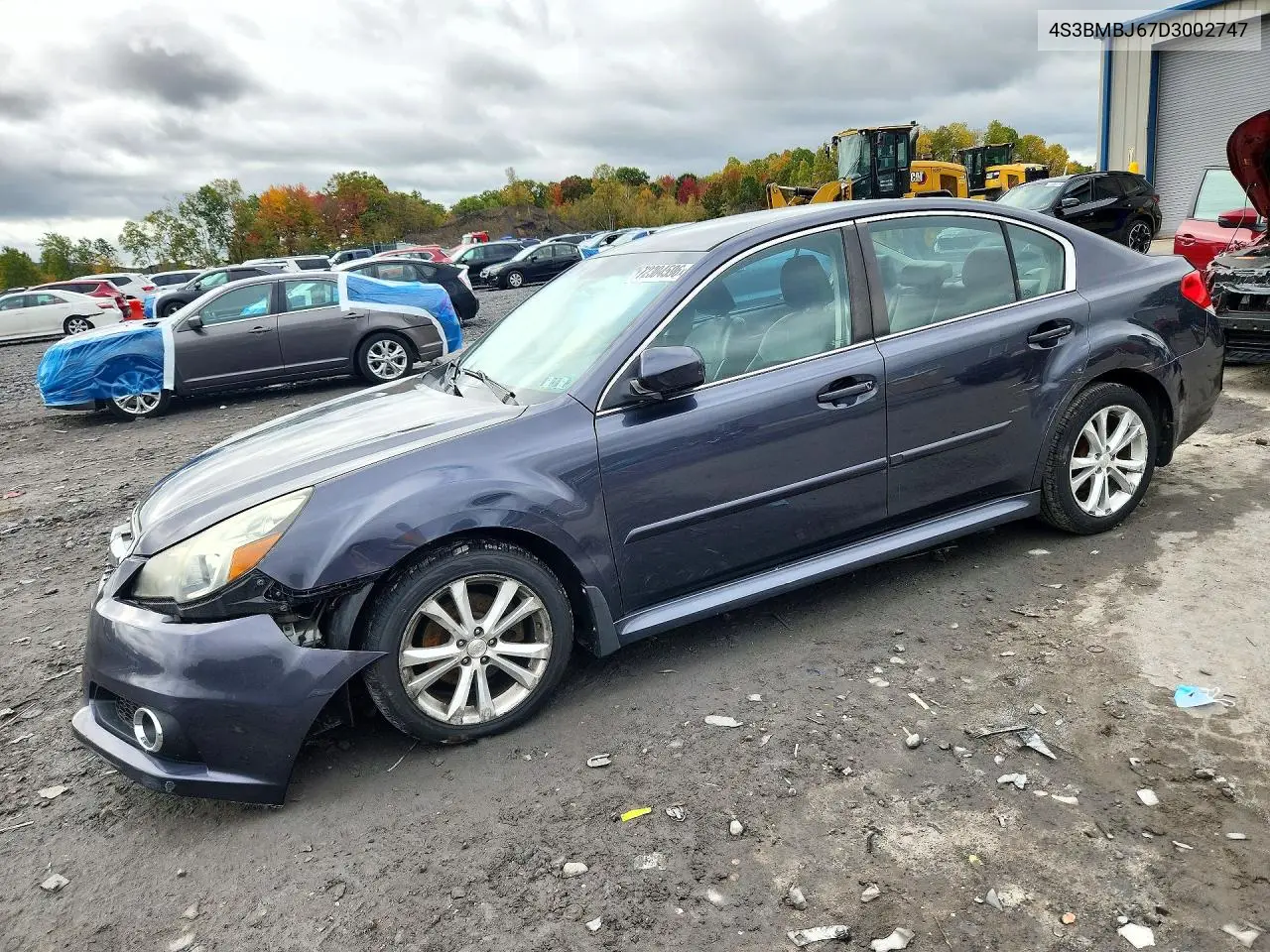 SUBARU LEGACY 2013, VIN 4S3BMBJ67D3002747