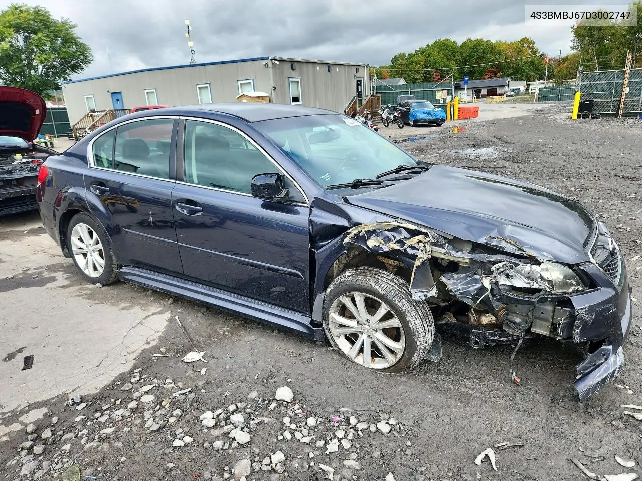 2013 SUBARU LEGACY VIN 4S3BMBJ67D3002747 — фото 4