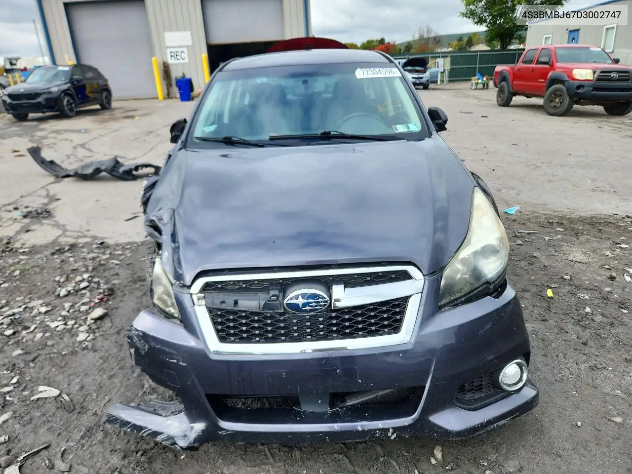 2013 SUBARU LEGACY VIN 4S3BMBJ67D3002747 — фото 5