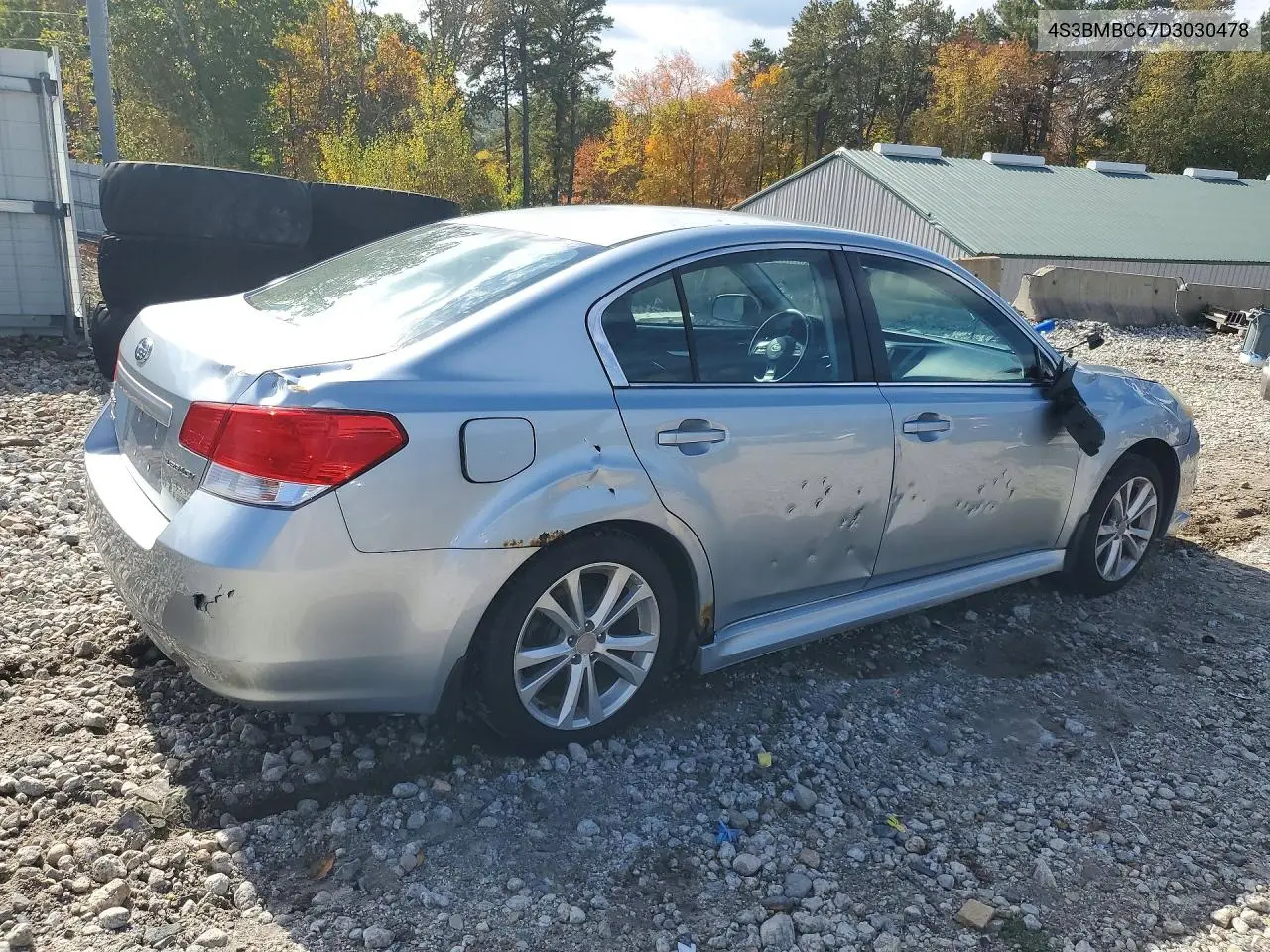 2013 SUBARU LEGACY VIN 4S3BMBC67D3030478 — фото 4