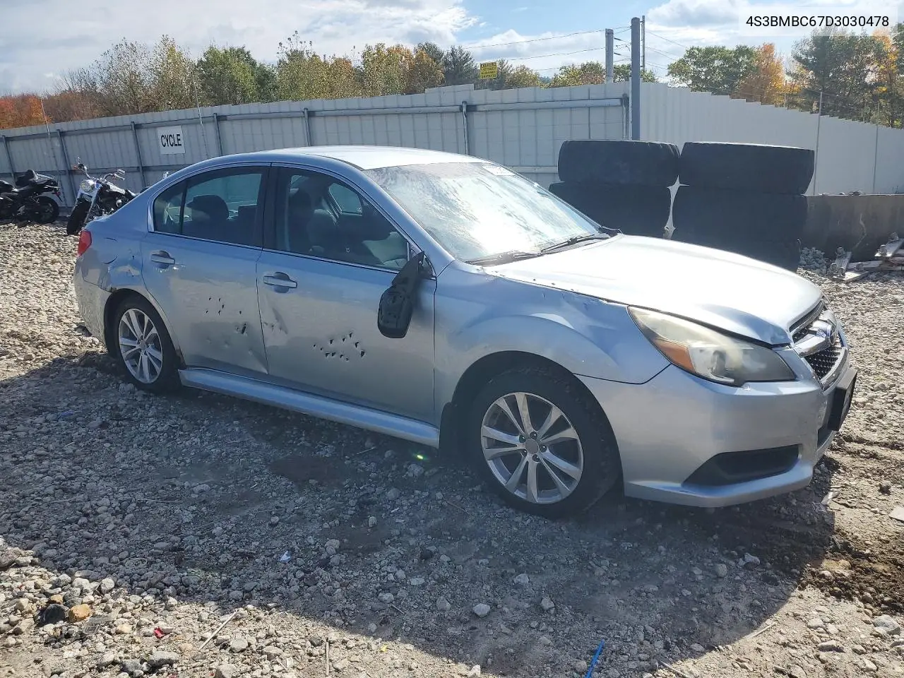 2013 SUBARU LEGACY VIN 4S3BMBC67D3030478 — фото 5