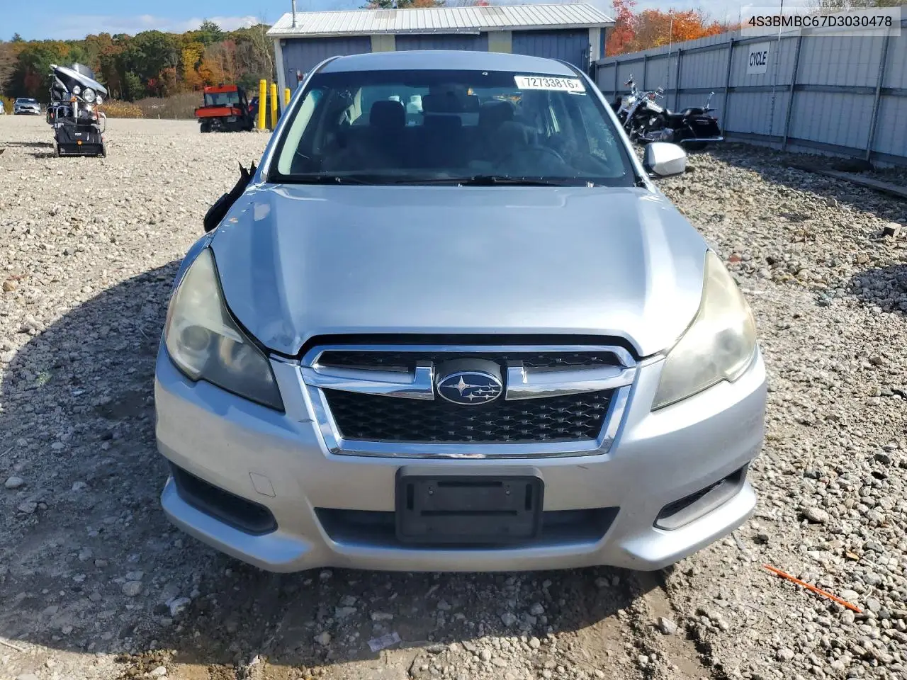 SUBARU LEGACY 2013, VIN 4S3BMBC67D3030478