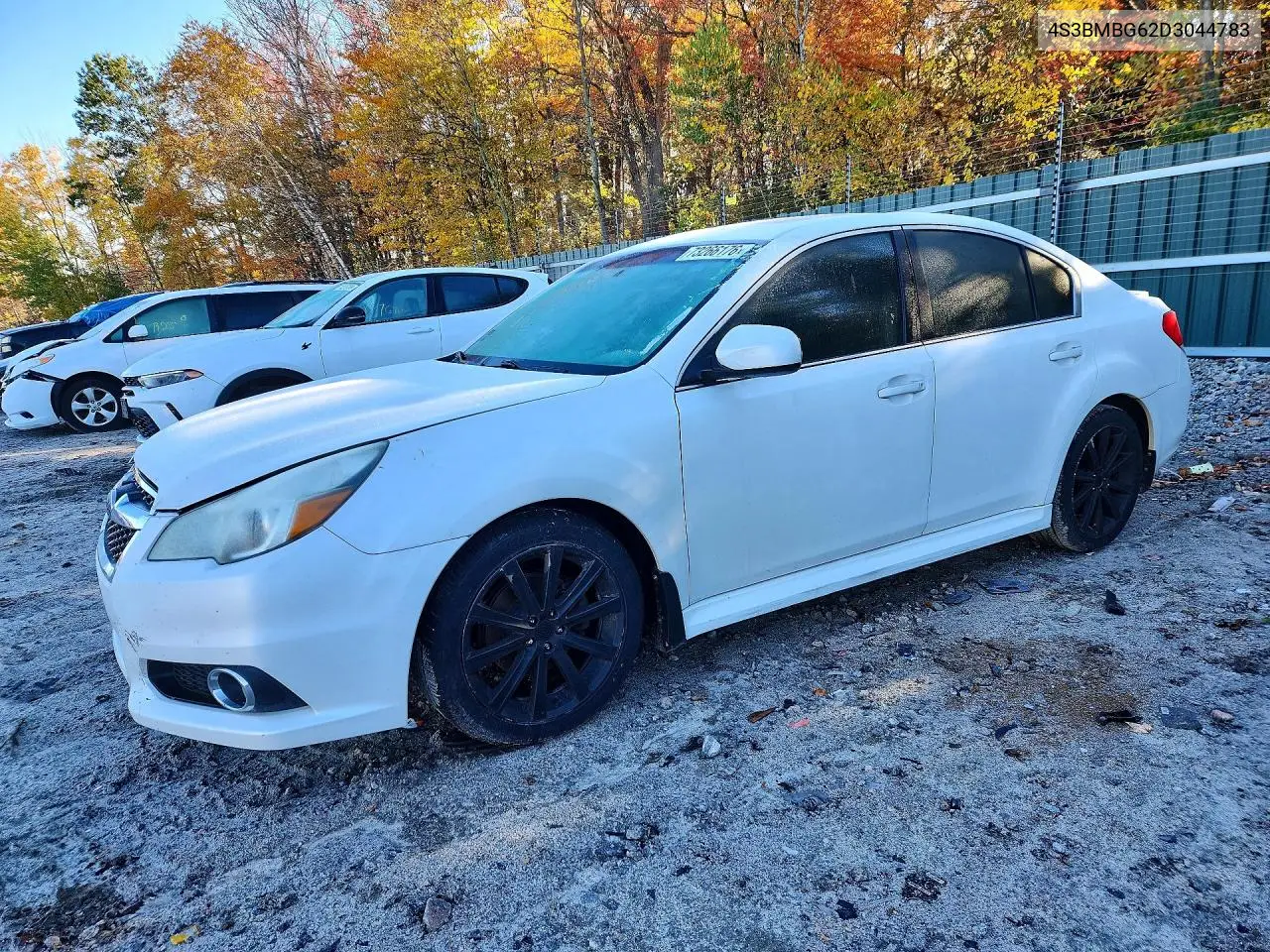 SUBARU LEGACY 2013, VIN 4S3BMBG62D3044783