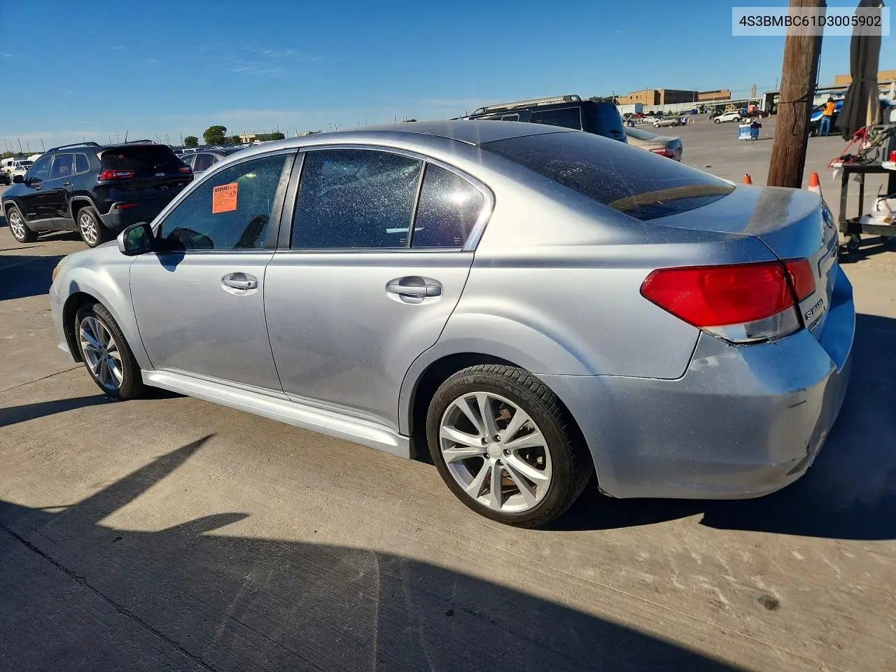 2013 SUBARU LEGACY VIN 4S3BMBC61D3005902 — фото 2