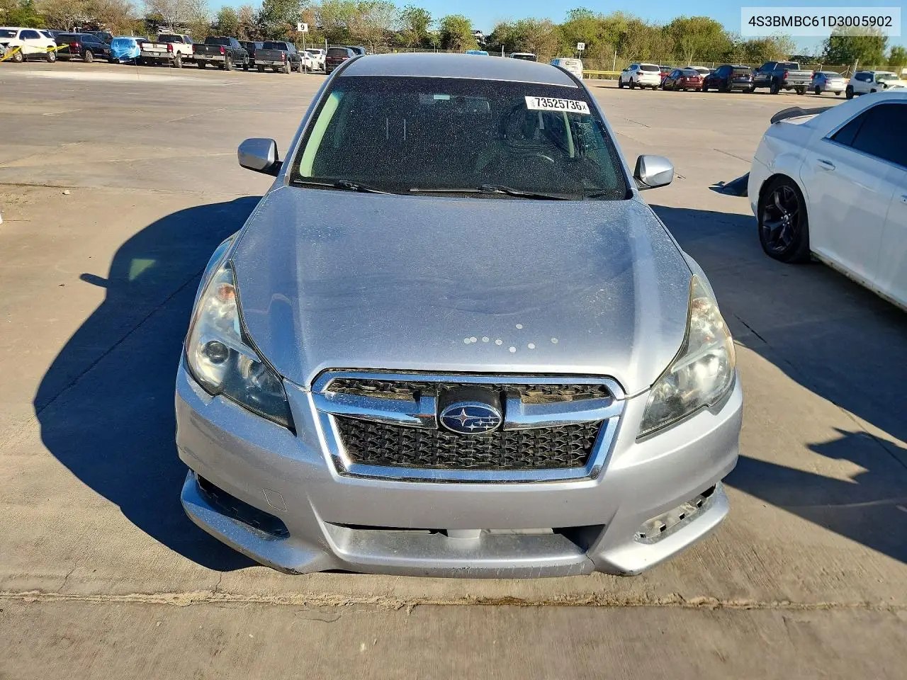 2013 SUBARU LEGACY VIN 4S3BMBC61D3005902 — фото 5