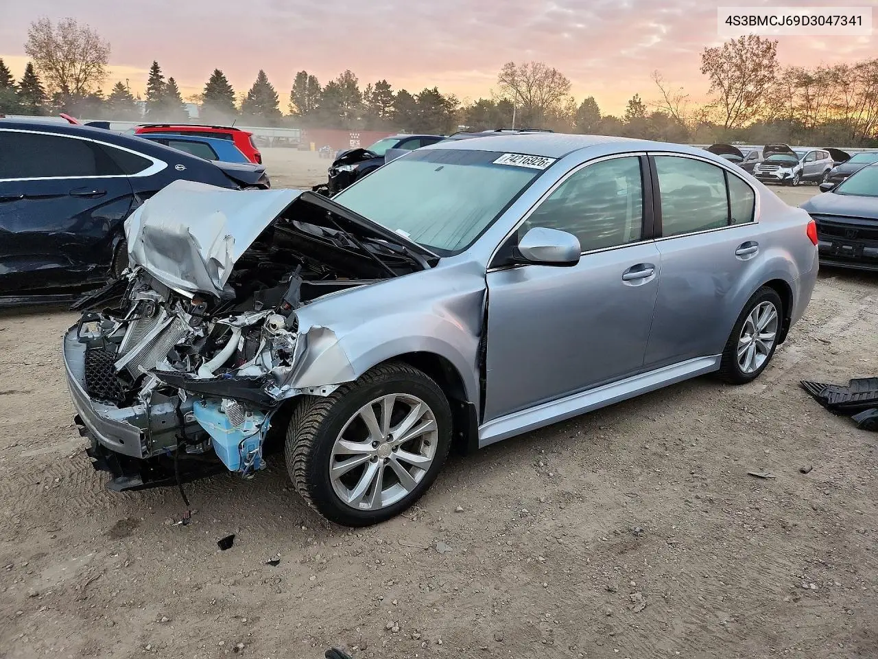 SUBARU LEGACY 2013, VIN 4S3BMCJ69D3047341