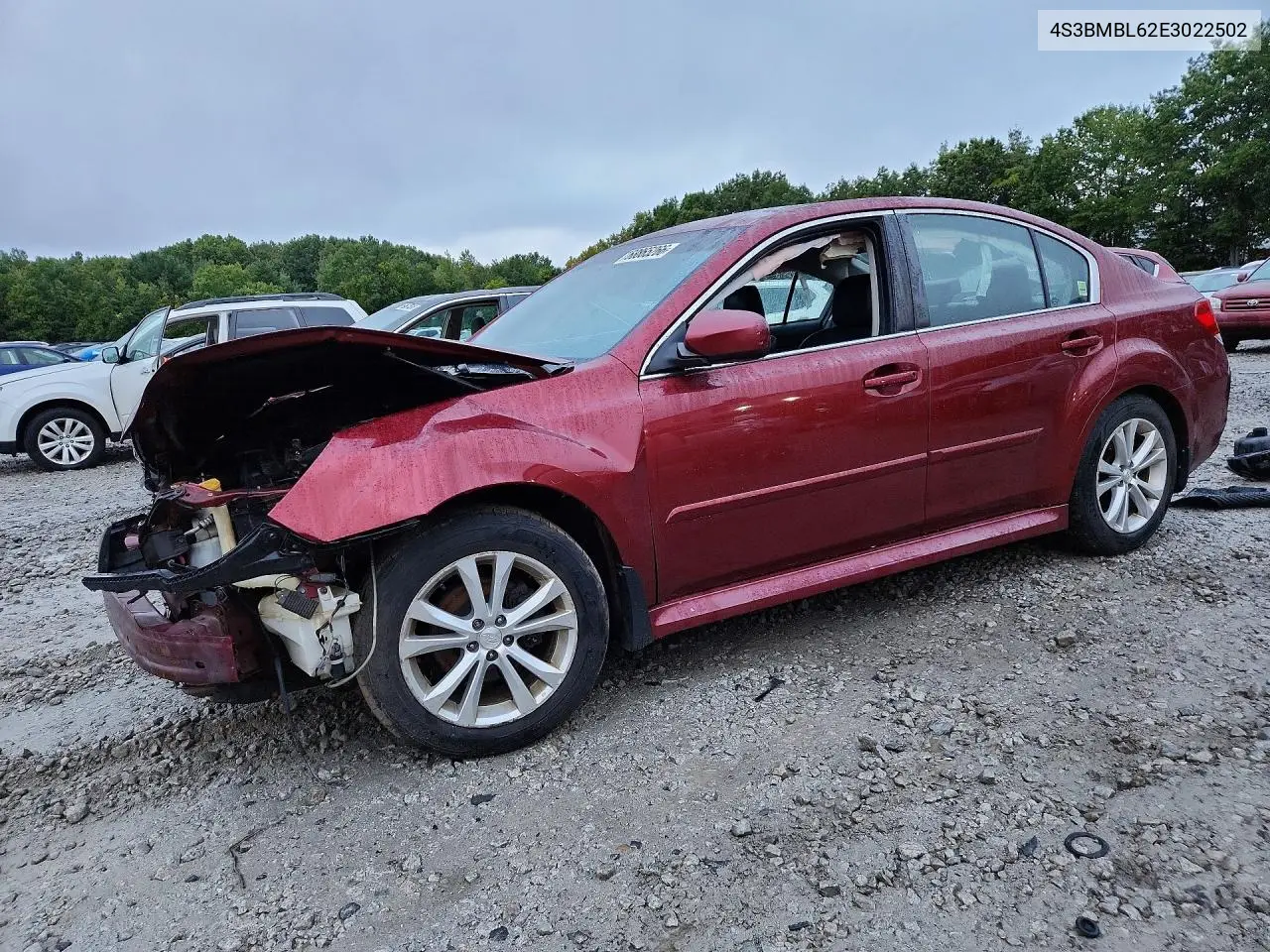 SUBARU LEGACY 2014, VIN 4S3BMBL62E3022502
