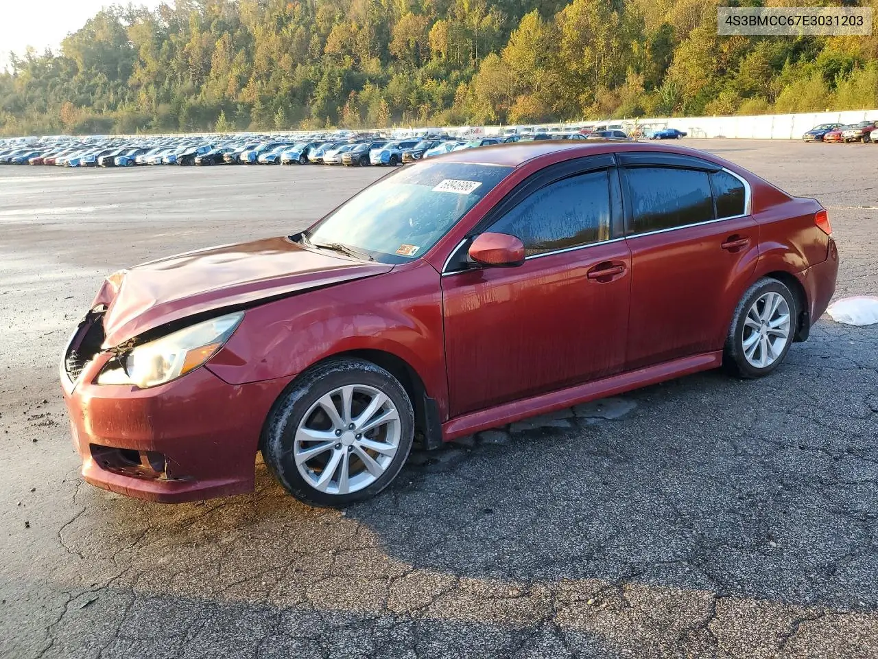 SUBARU LEGACY 2014, VIN 4S3BMCC67E3031203