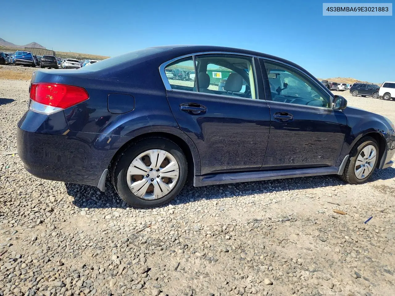 2014 SUBARU LEGACY VIN 4S3BMBA69E3021883 — фото 3