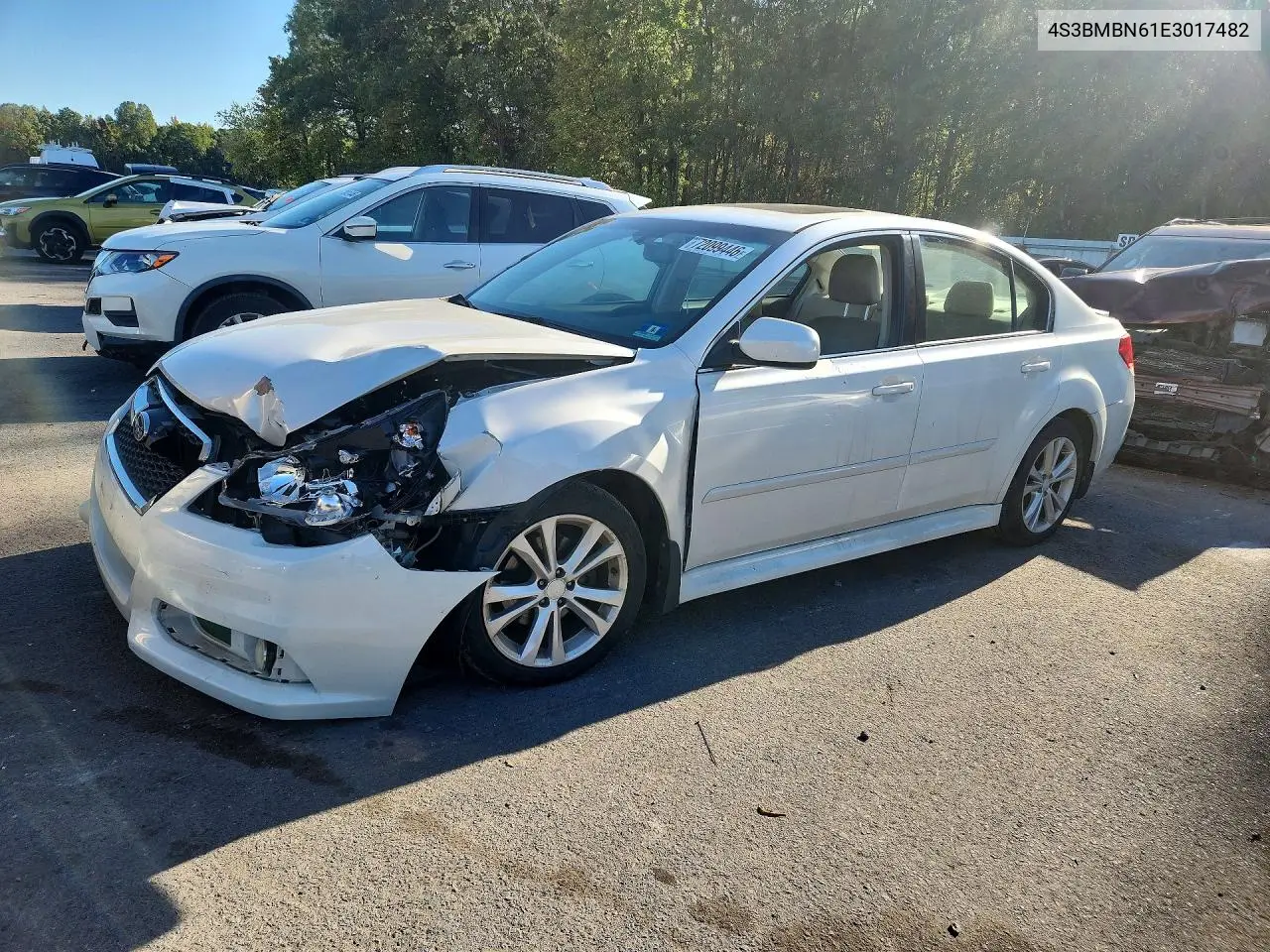 SUBARU LEGACY 2014, VIN 4S3BMBN61E3017482