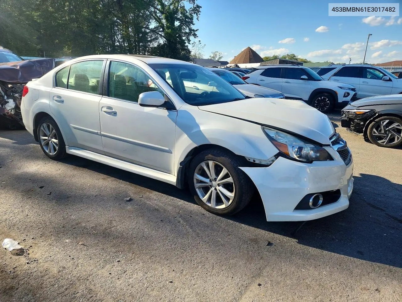 2014 SUBARU LEGACY VIN 4S3BMBN61E3017482 — фото 4