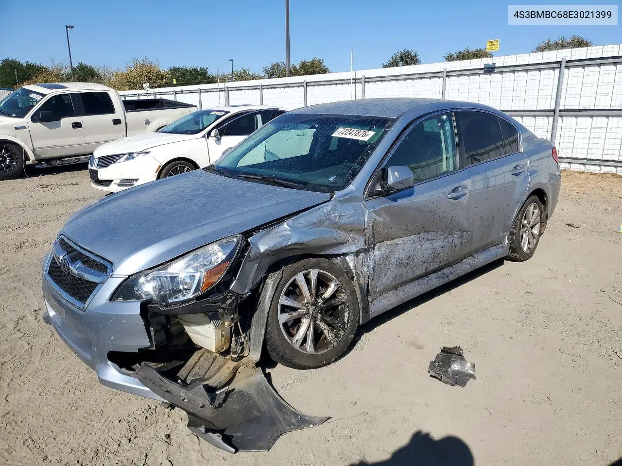 SUBARU LEGACY 2014, VIN 4S3BMBC68E3021399
